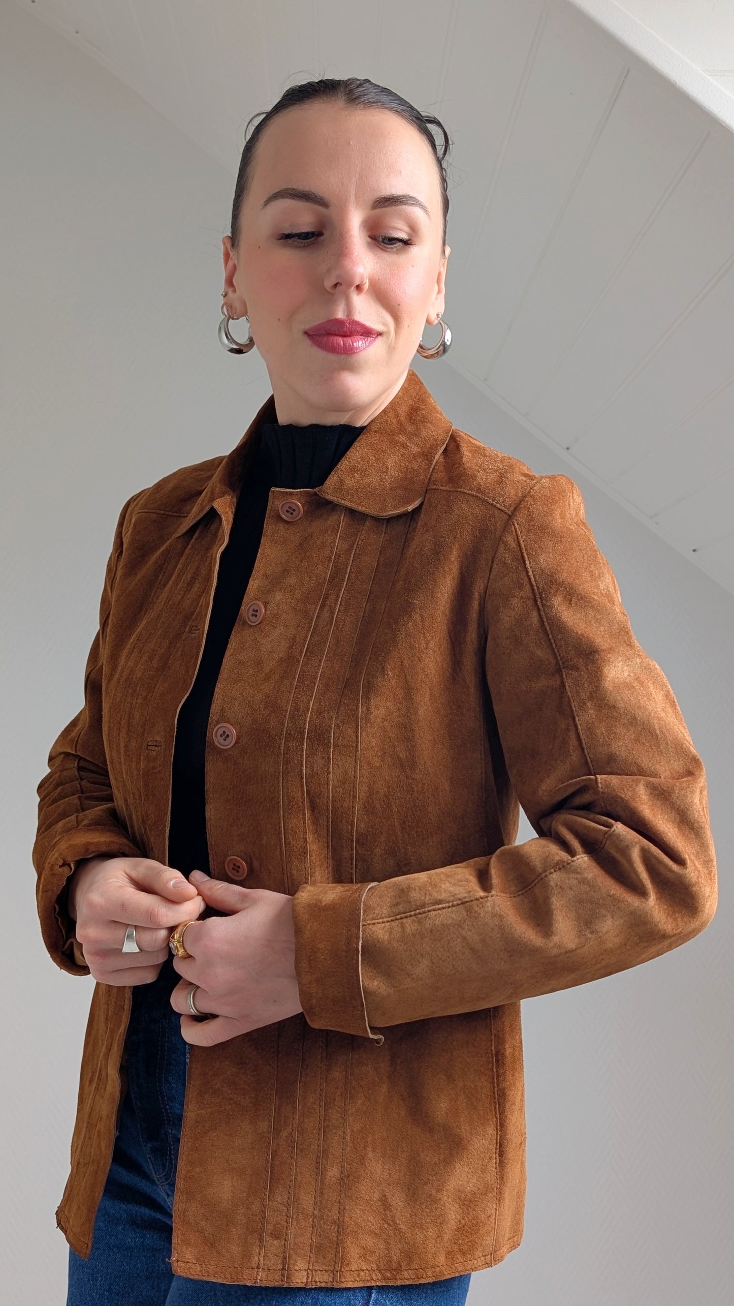 Veste/surchemise daim T36-38