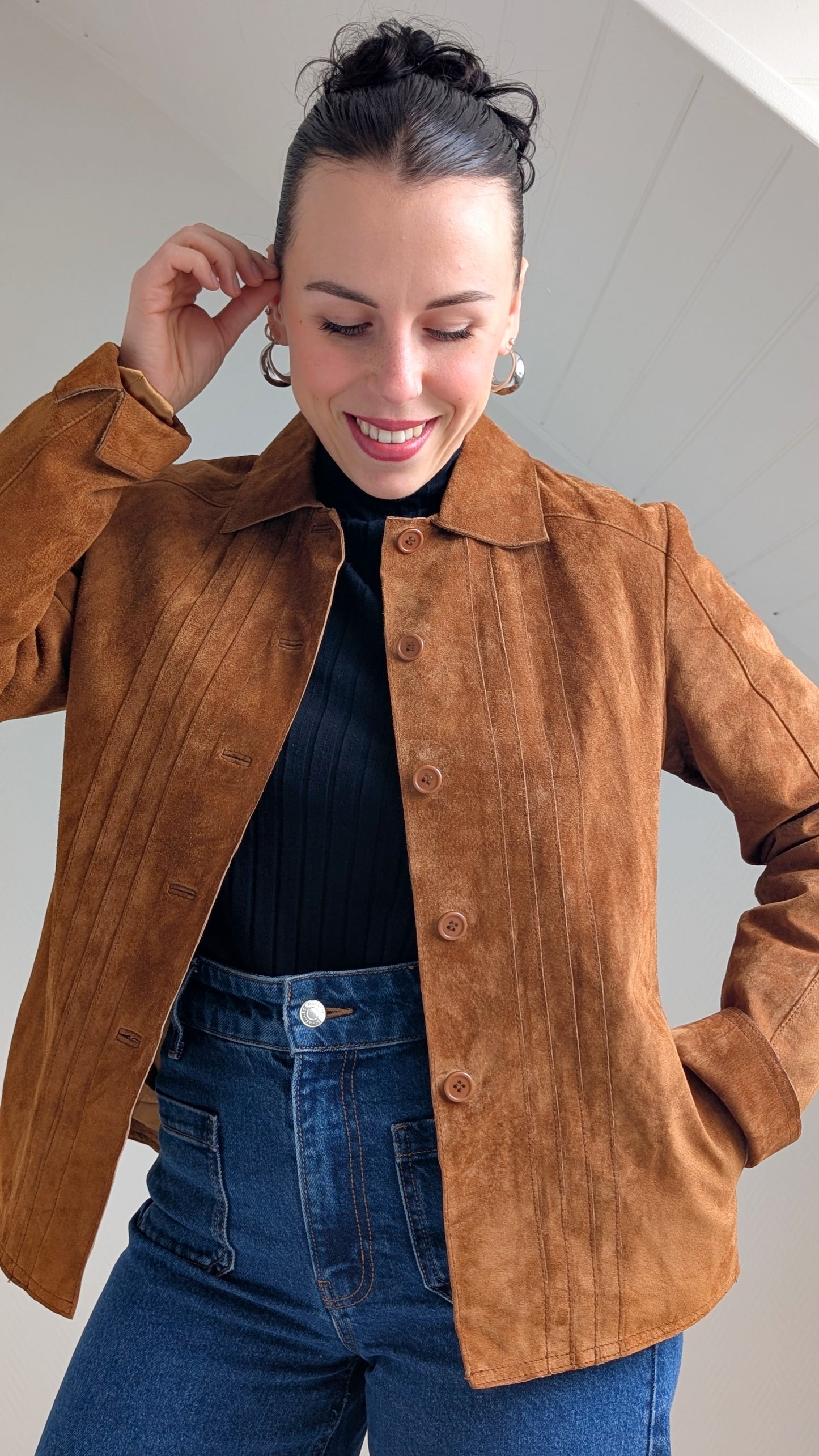 Veste/surchemise daim T36-38