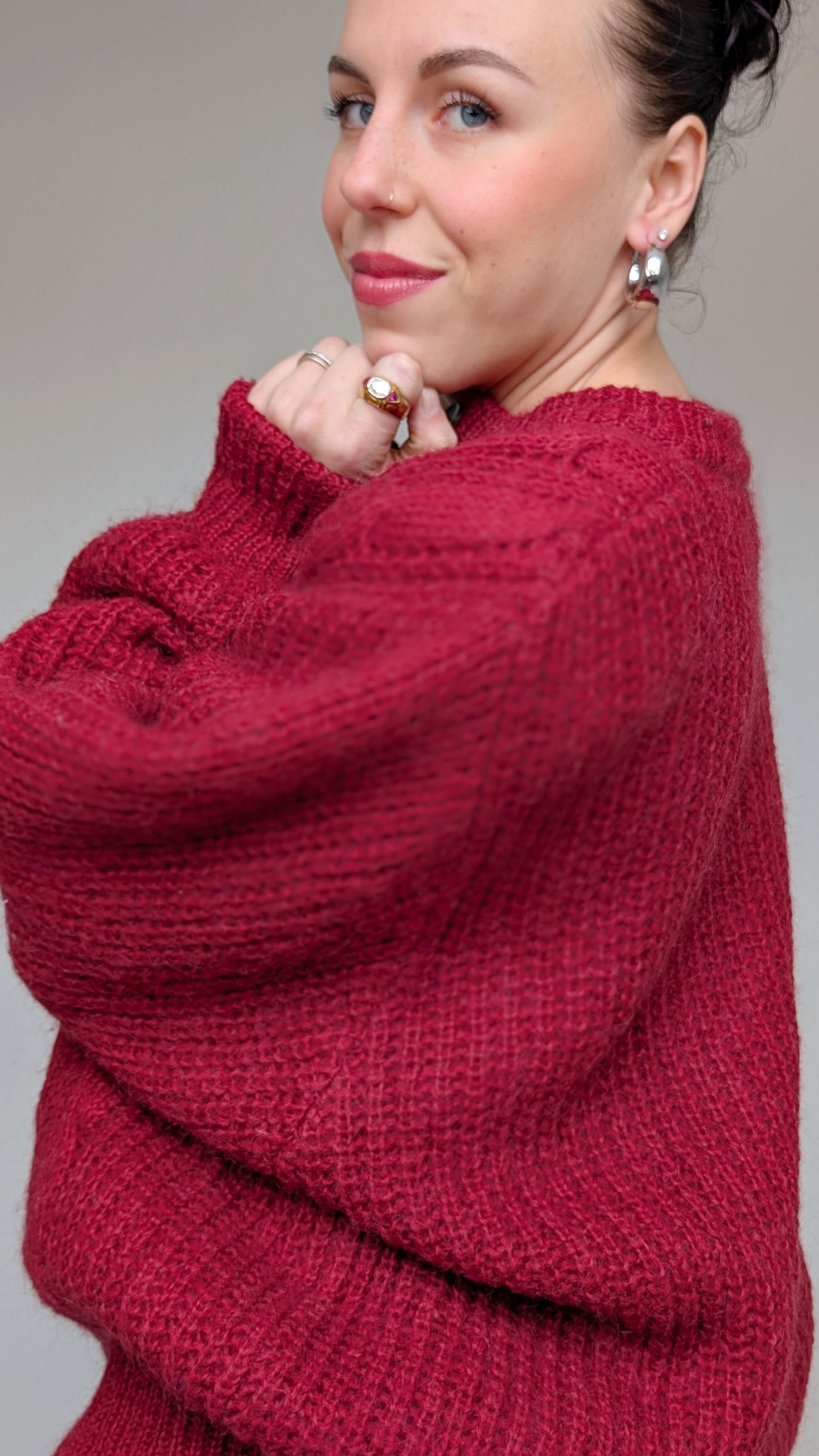 Cardigan 80s laine T40-42