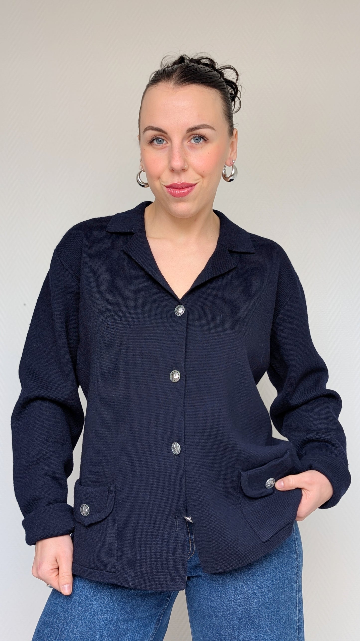 Cardigan laine mérinos T40-42