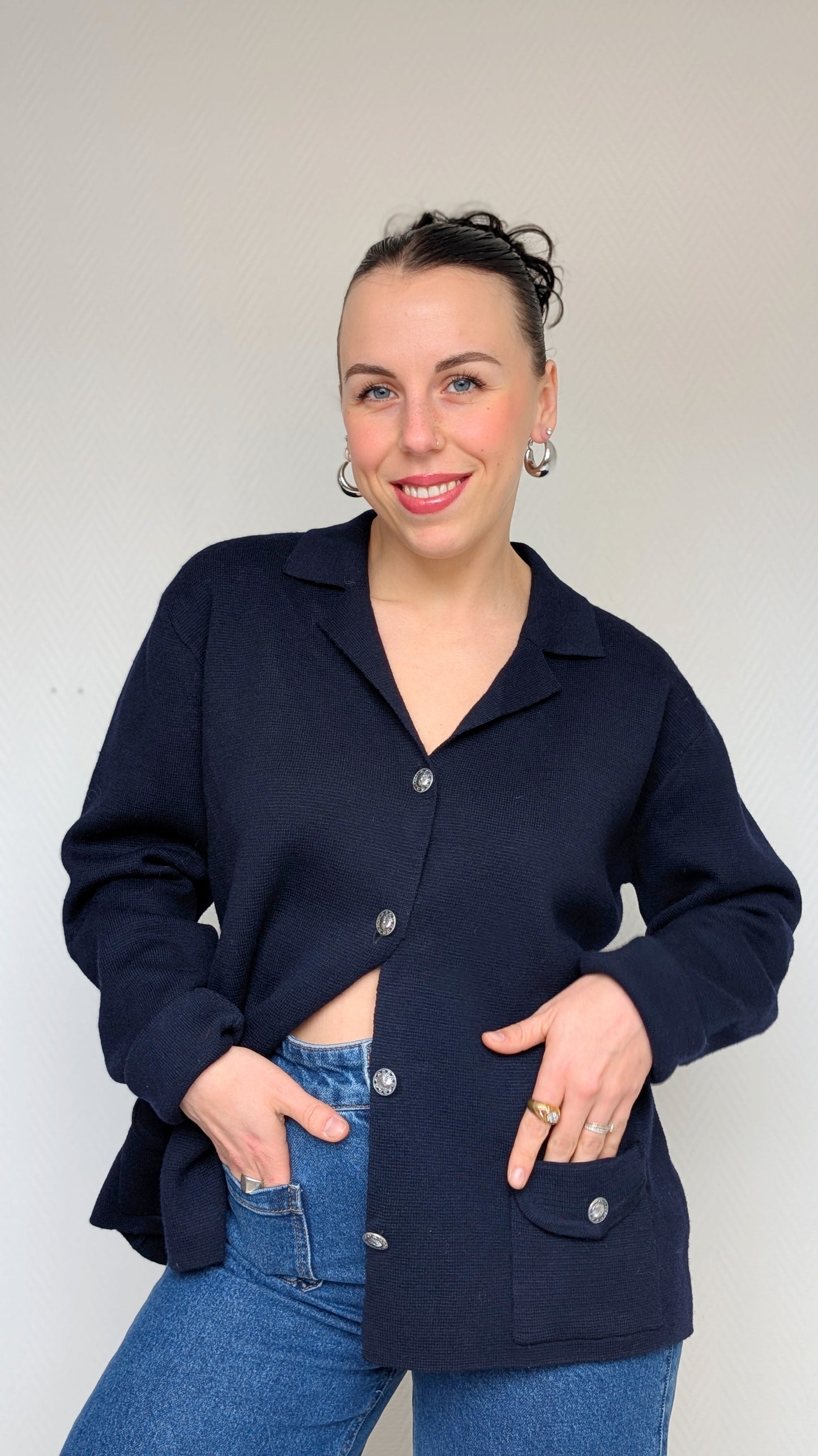 Cardigan laine mérinos T40-42