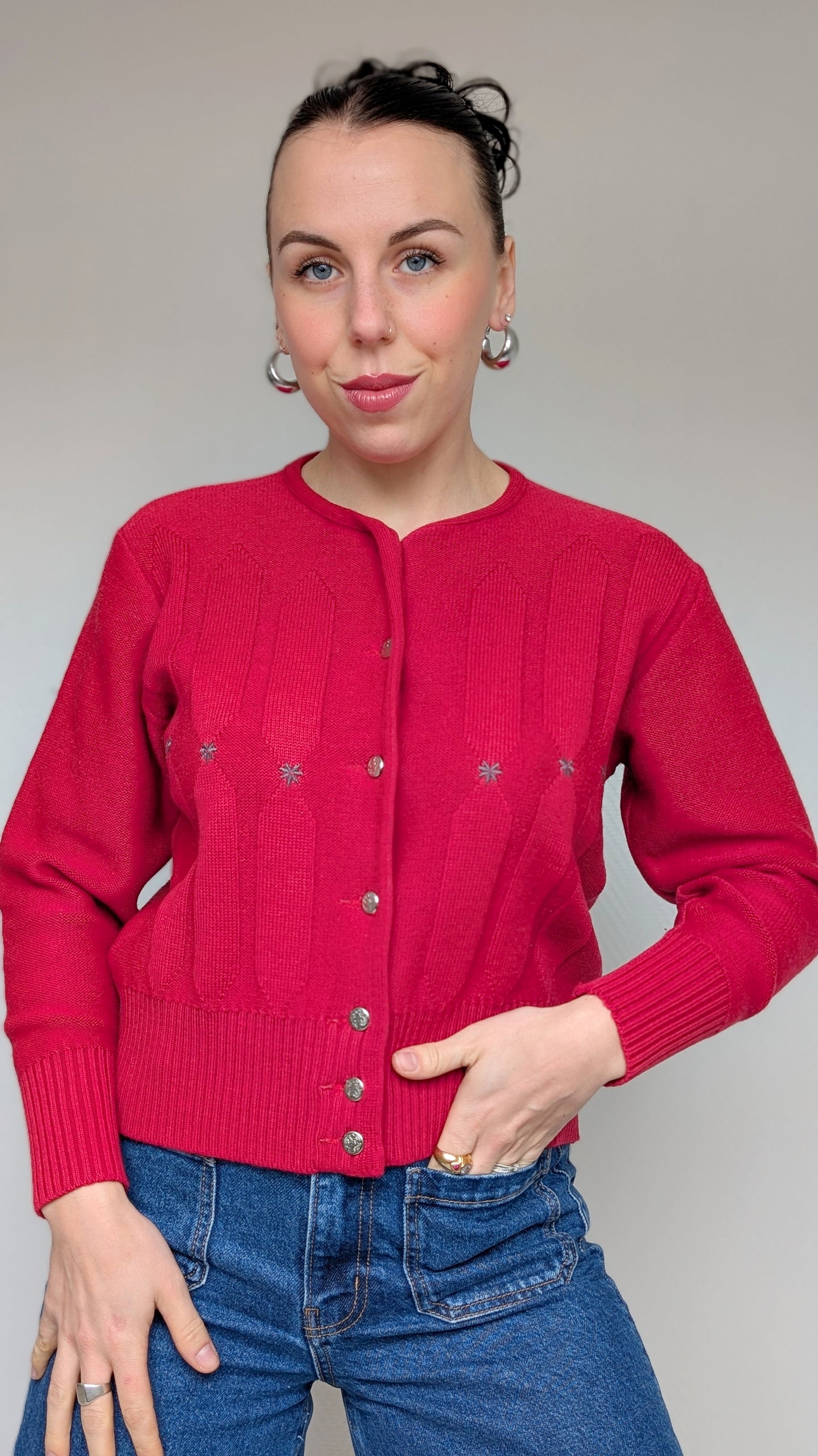 Cardigan laine made in France T36