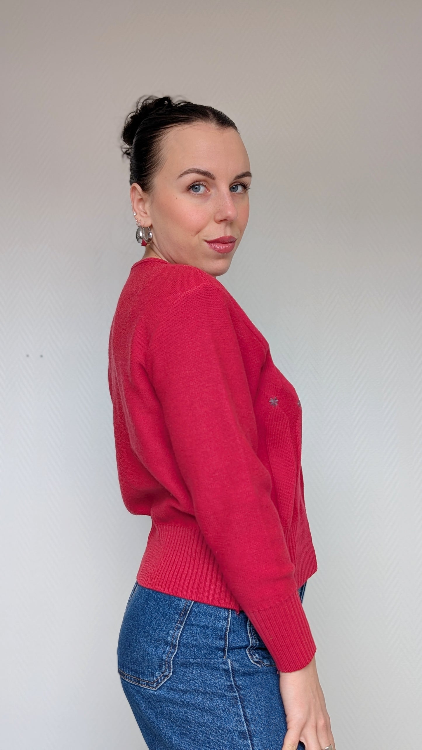 Cardigan laine made in France T36