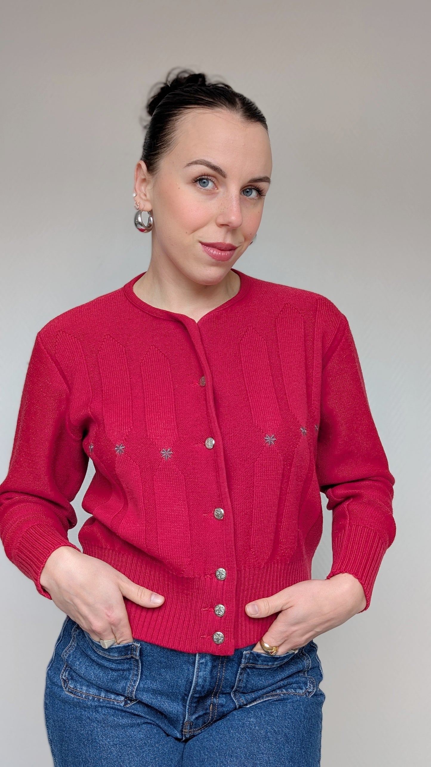 Cardigan laine made in France T36