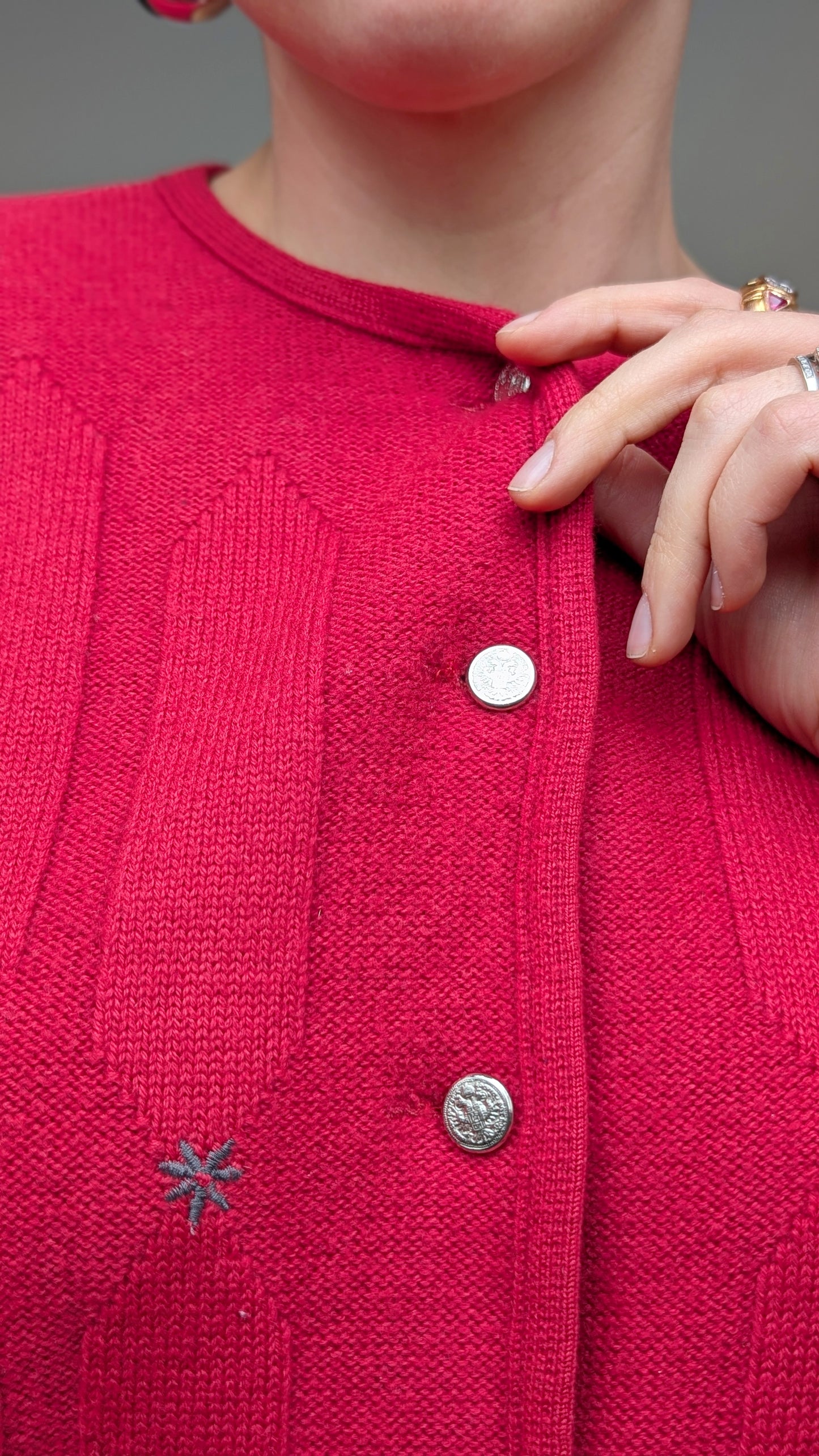 Cardigan laine made in France T36