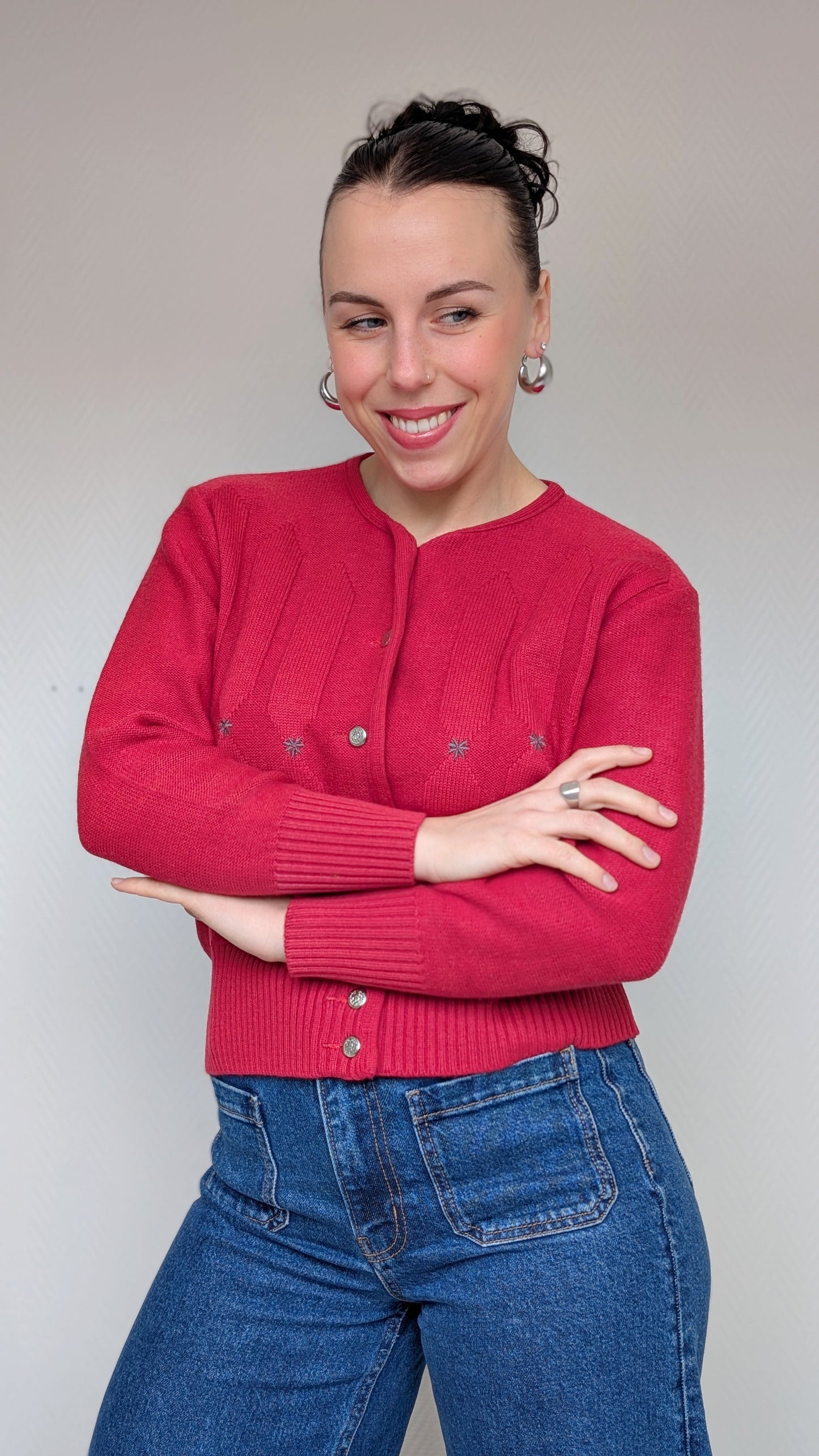 Cardigan laine made in France T36