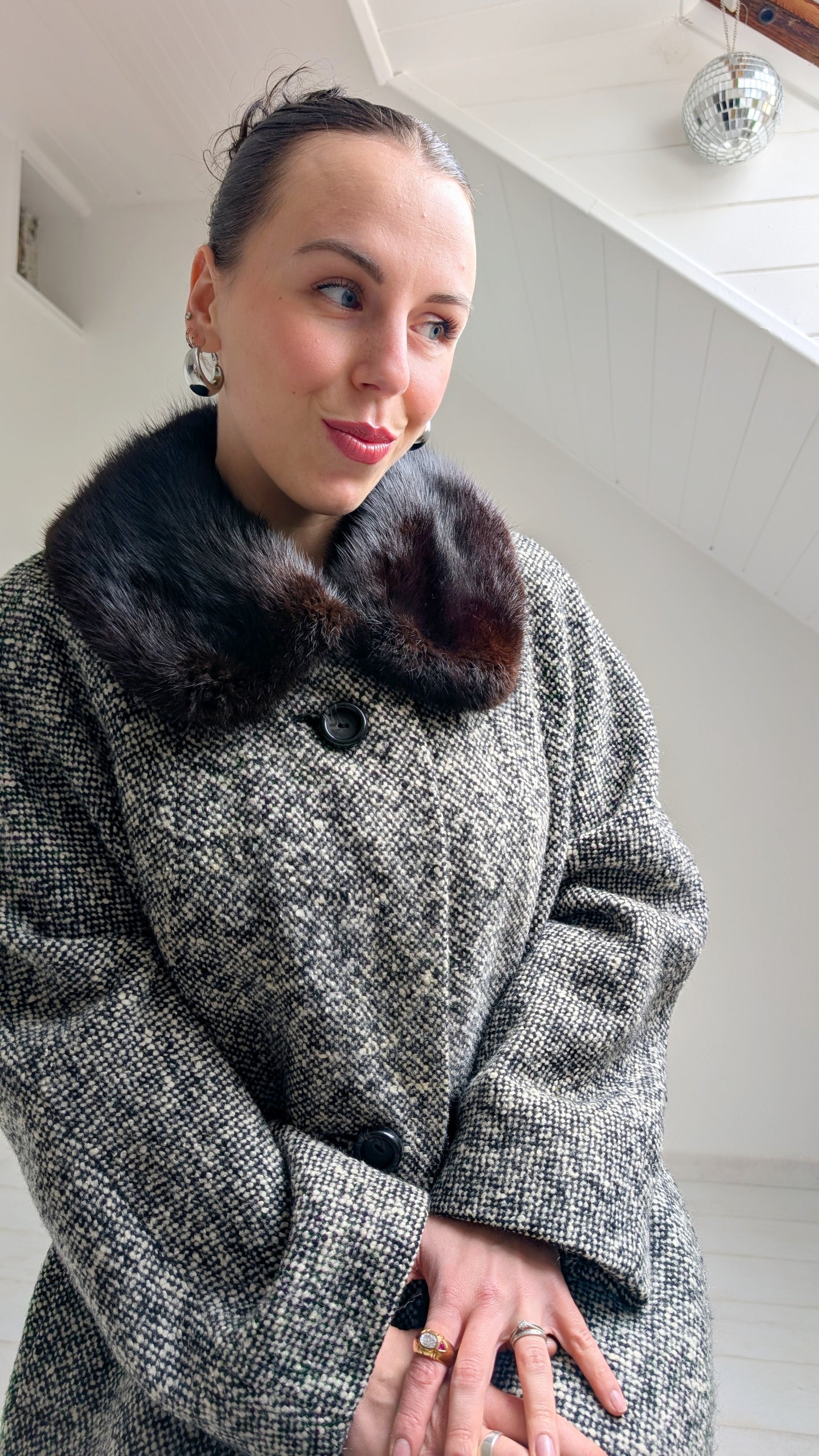 Manteau 60s laine du 34 au 42