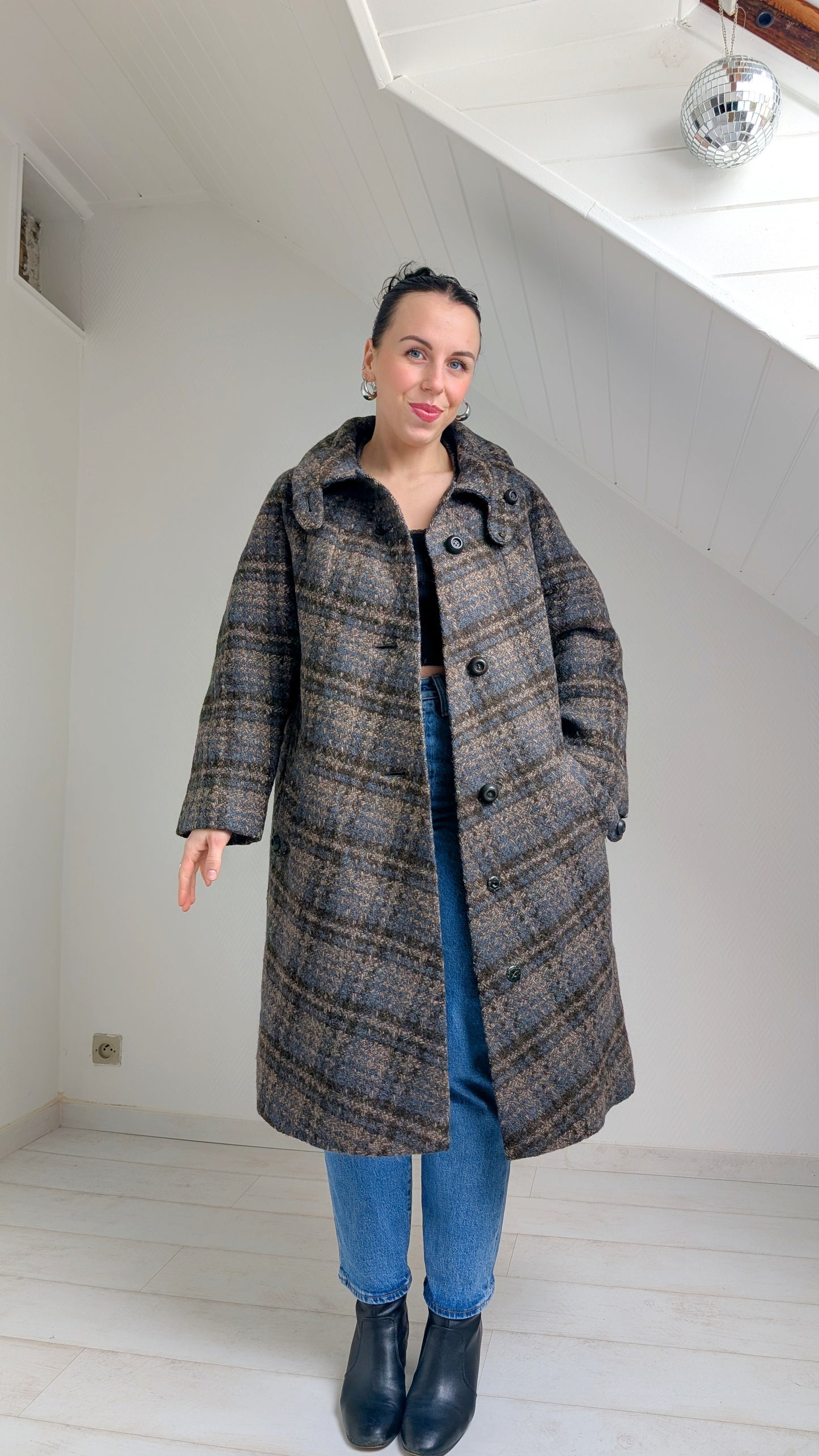 Manteau 1960 laine T36-38