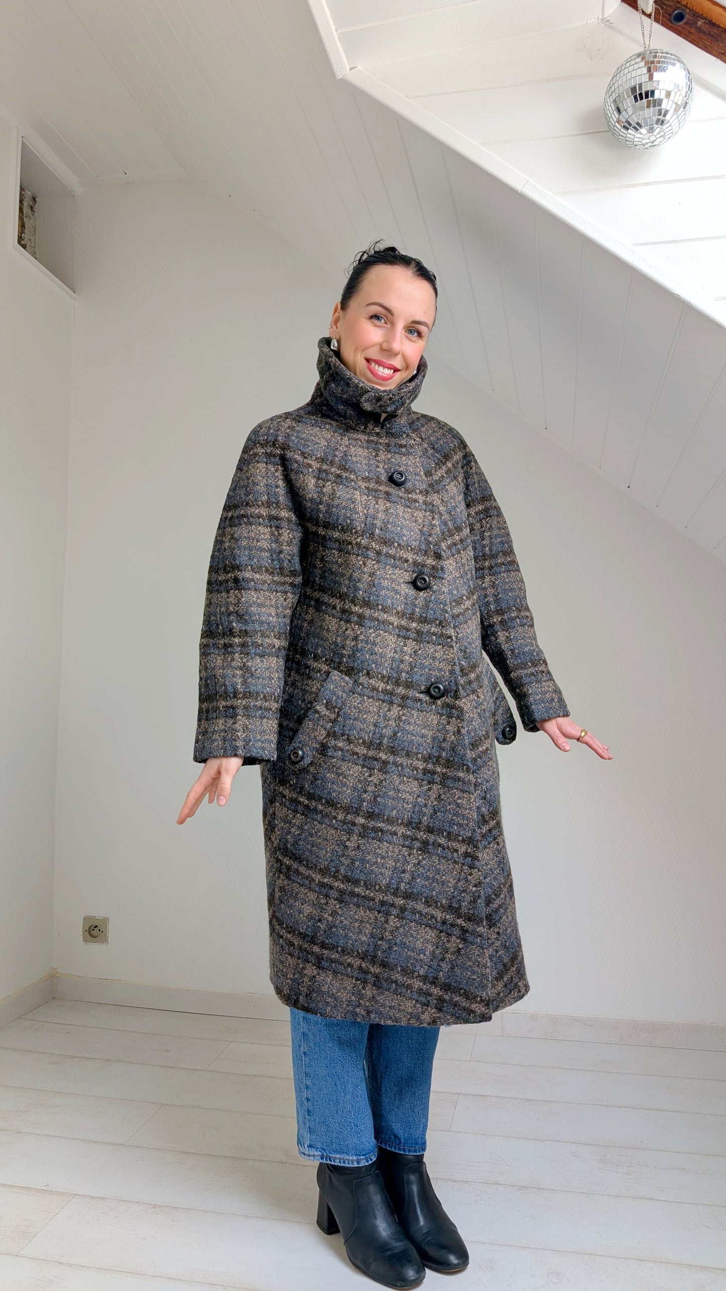 Manteau 1960 laine T36-38