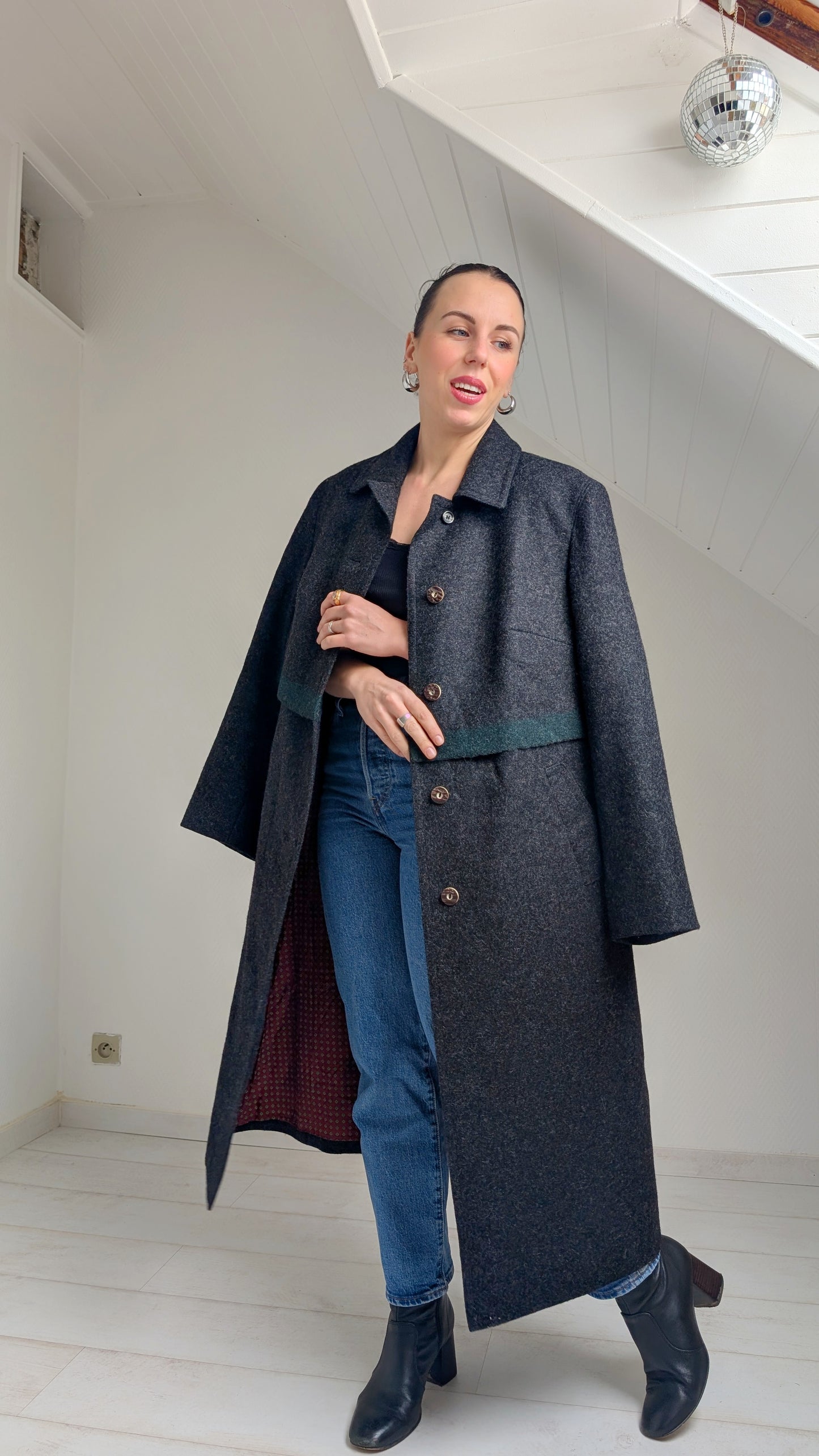 Manteau pure laine T40-42