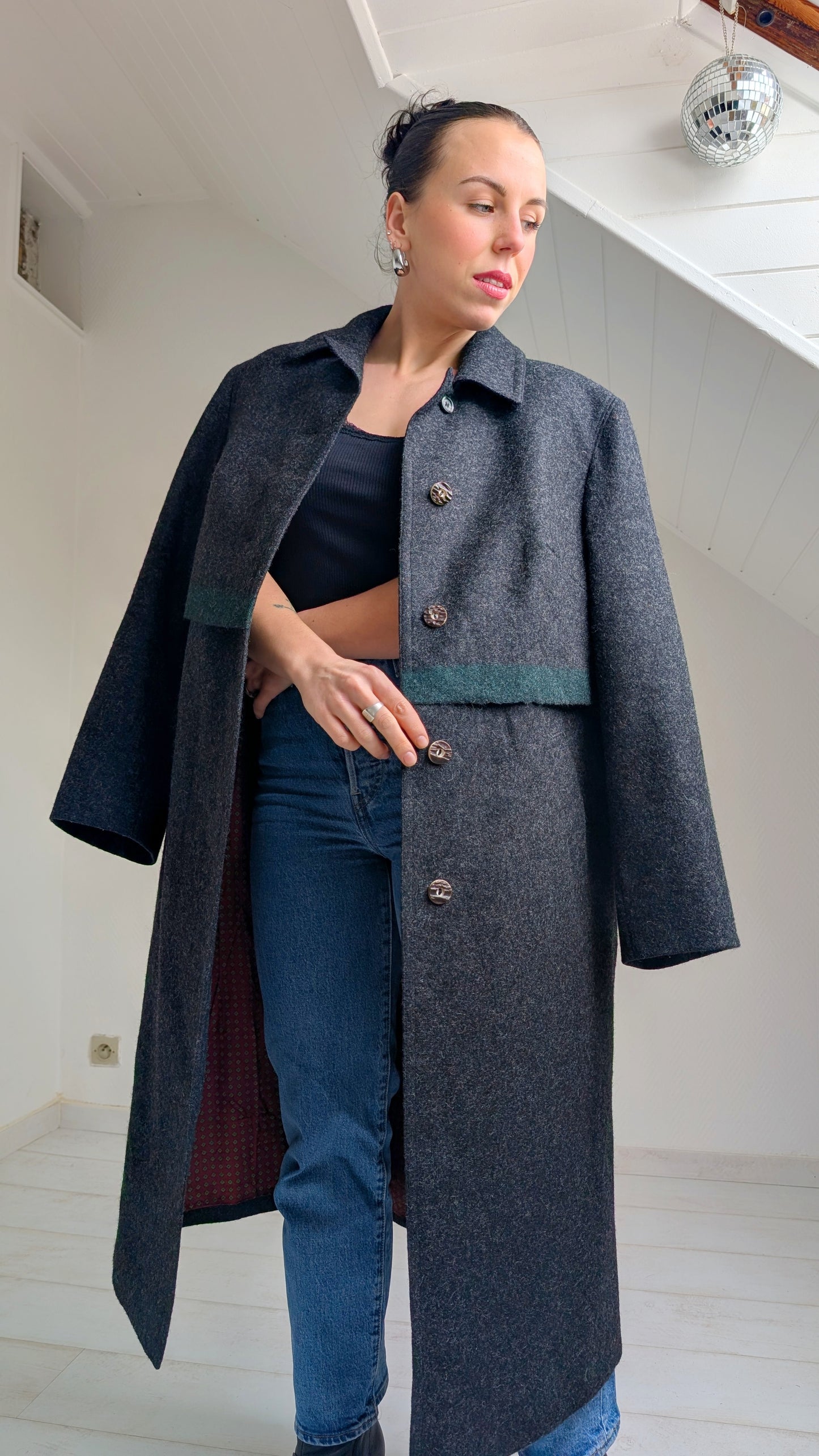 Manteau pure laine T40-42