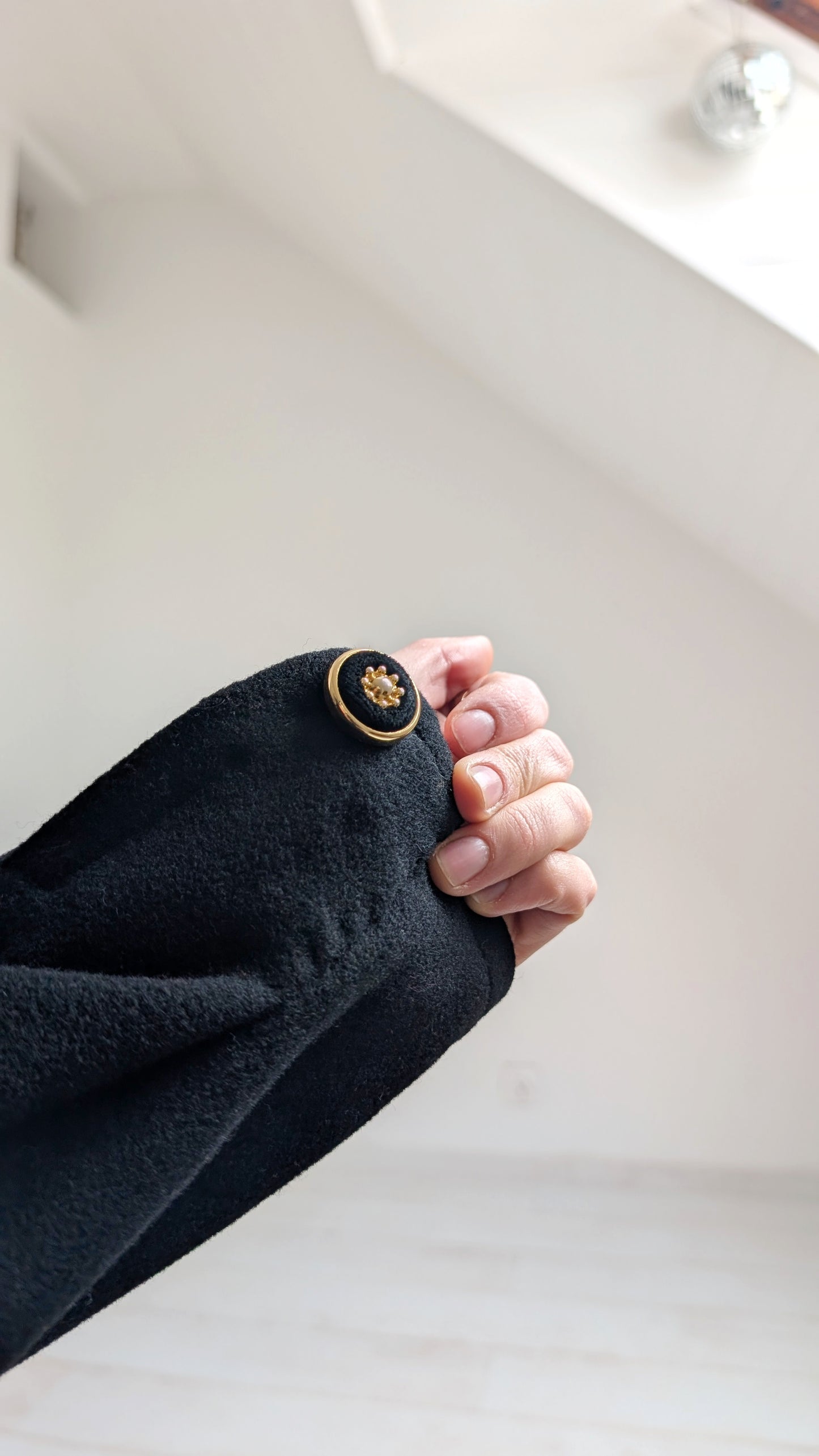 Manteau 80s laine et cachemire T40-42