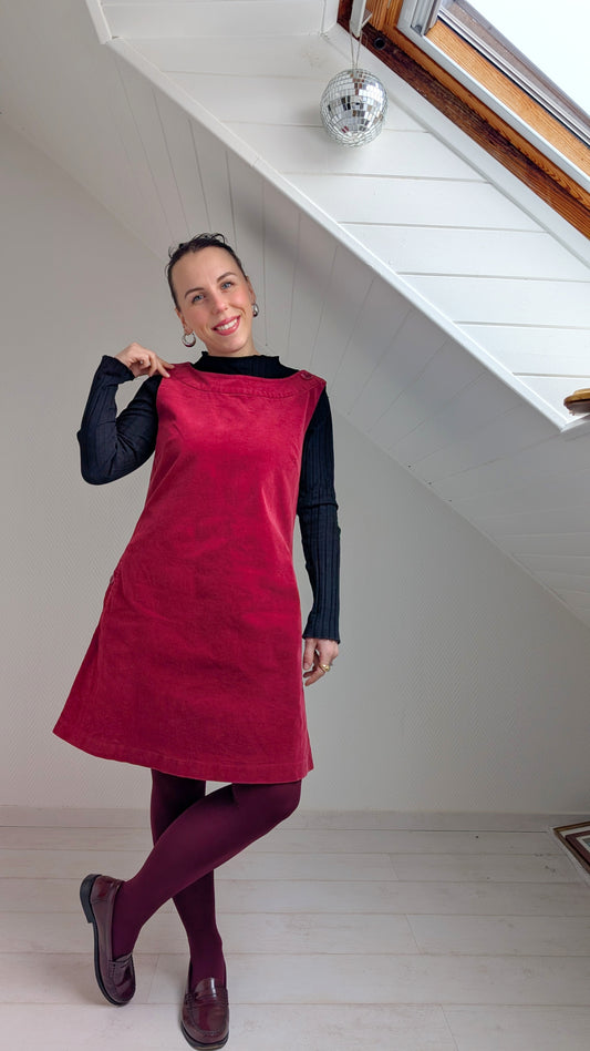 Robe velours Laura Ashley T40