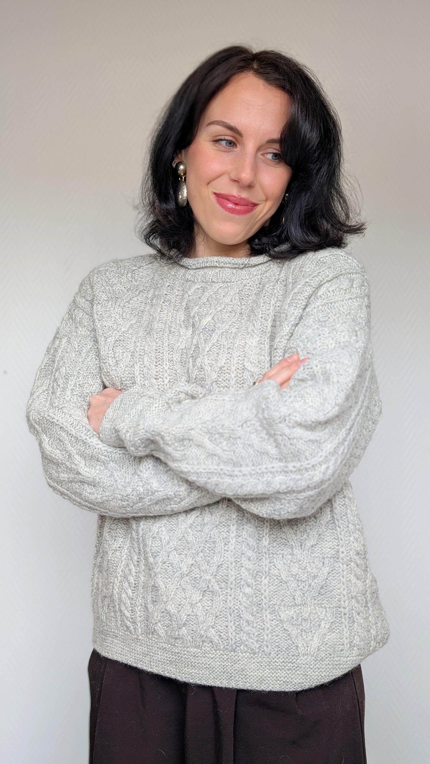 Pull irlandais pure laine T40-42