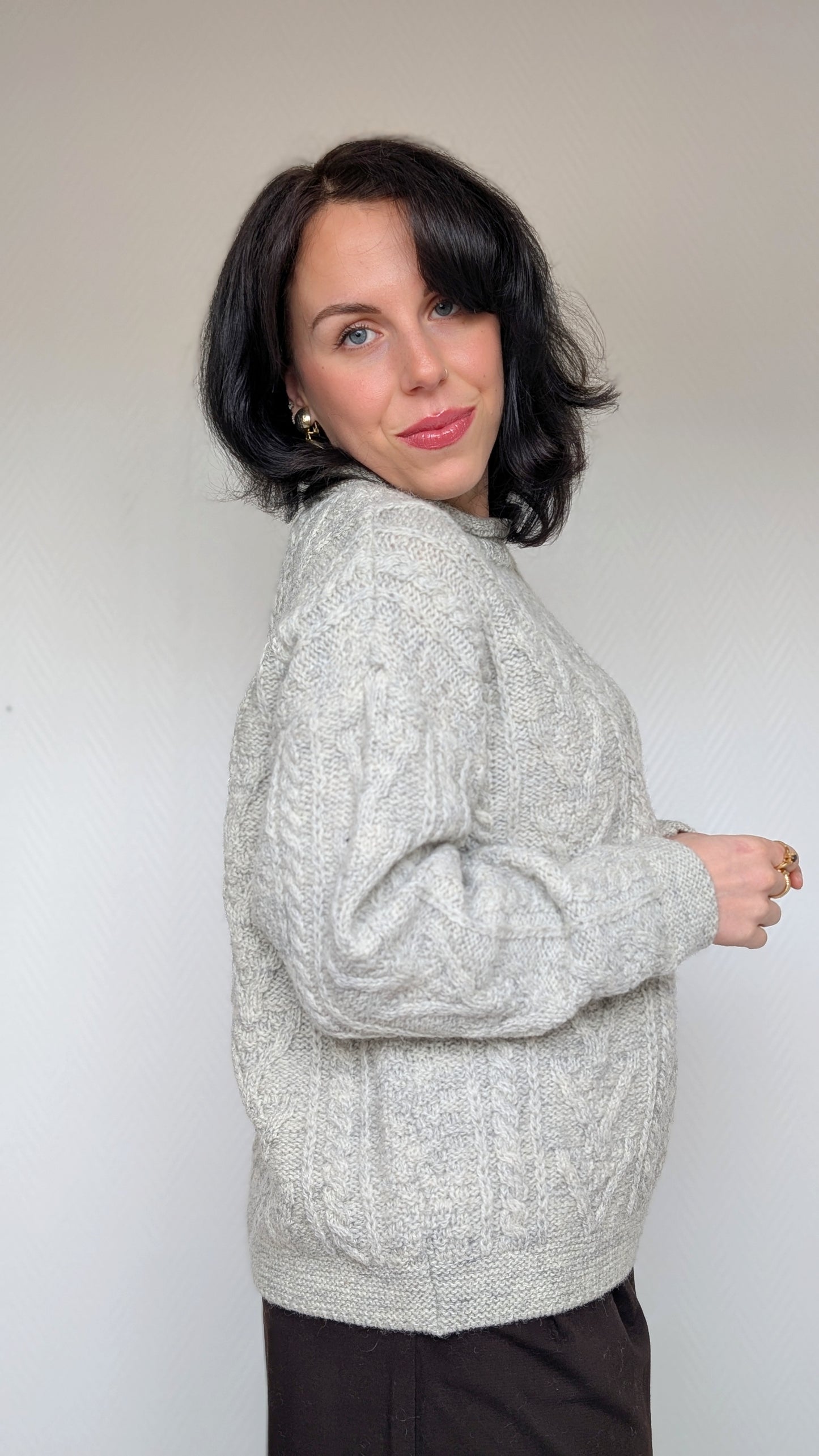 Pull irlandais pure laine T40-42