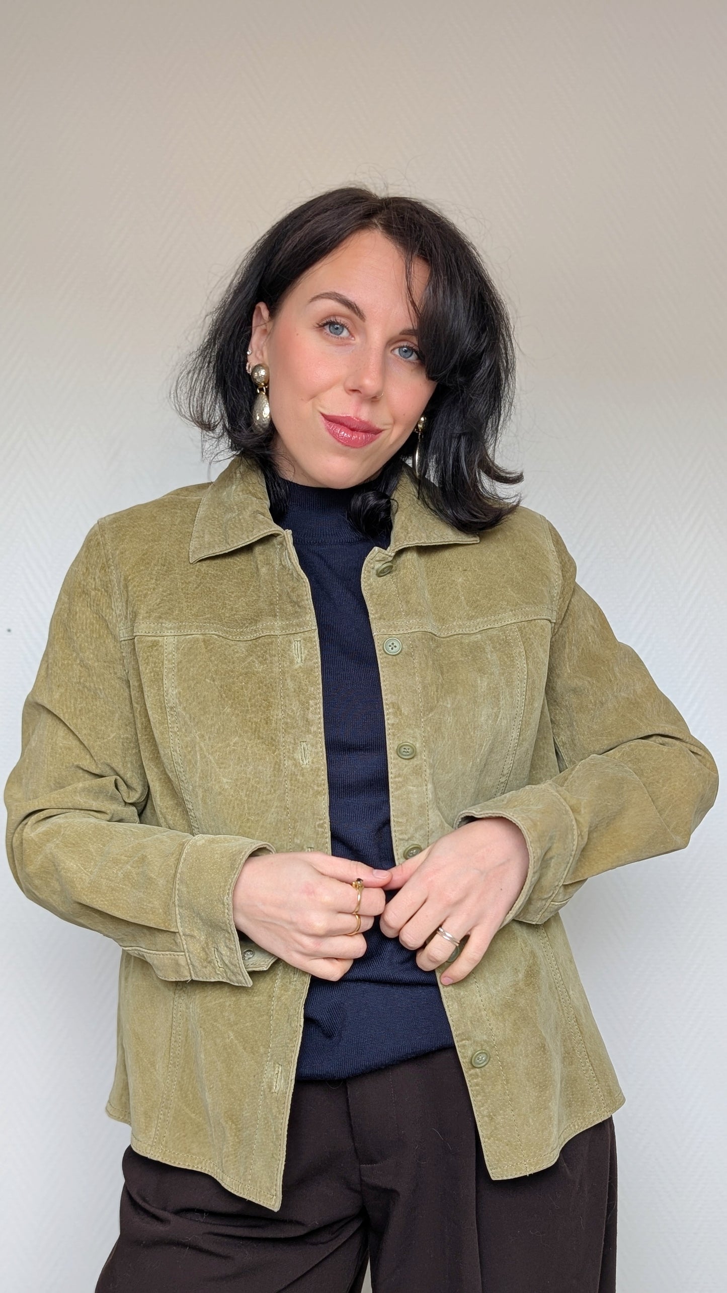 Veste/surchemise en daim T36-38