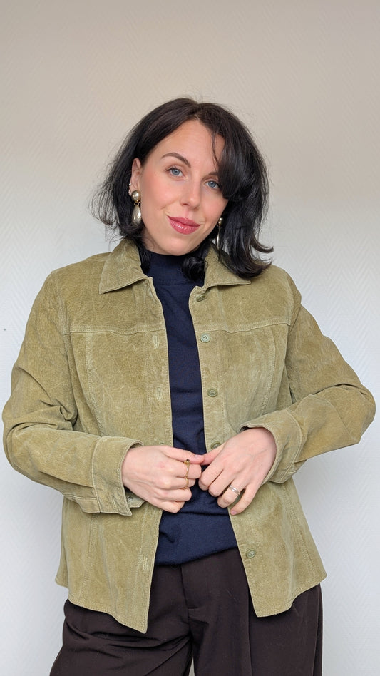 Veste/surchemise en daim T36-38