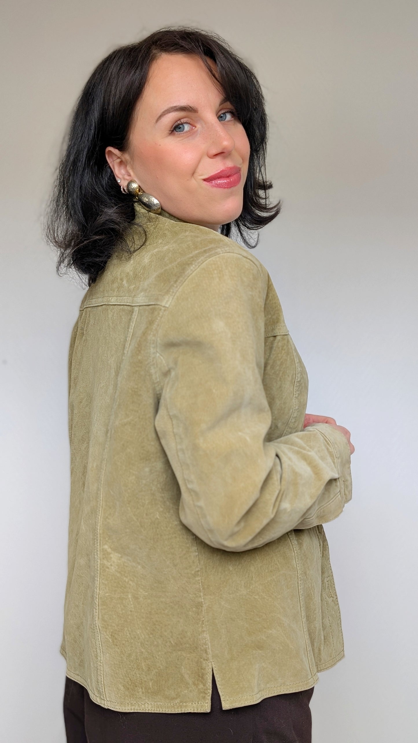 Veste/surchemise en daim T36-38