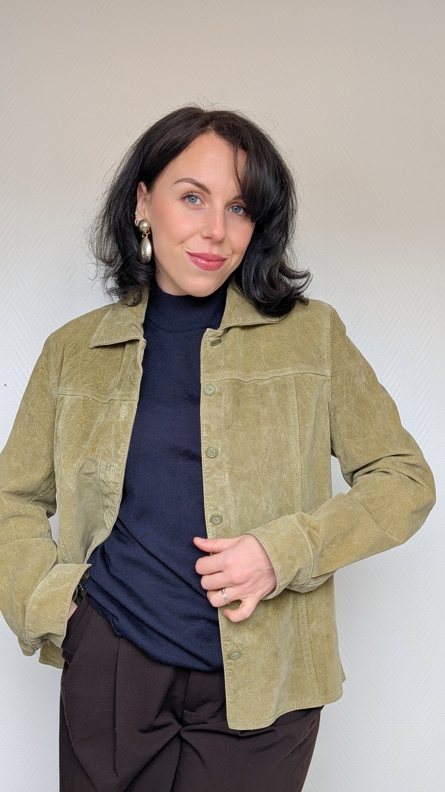 Veste/surchemise en daim T36-38