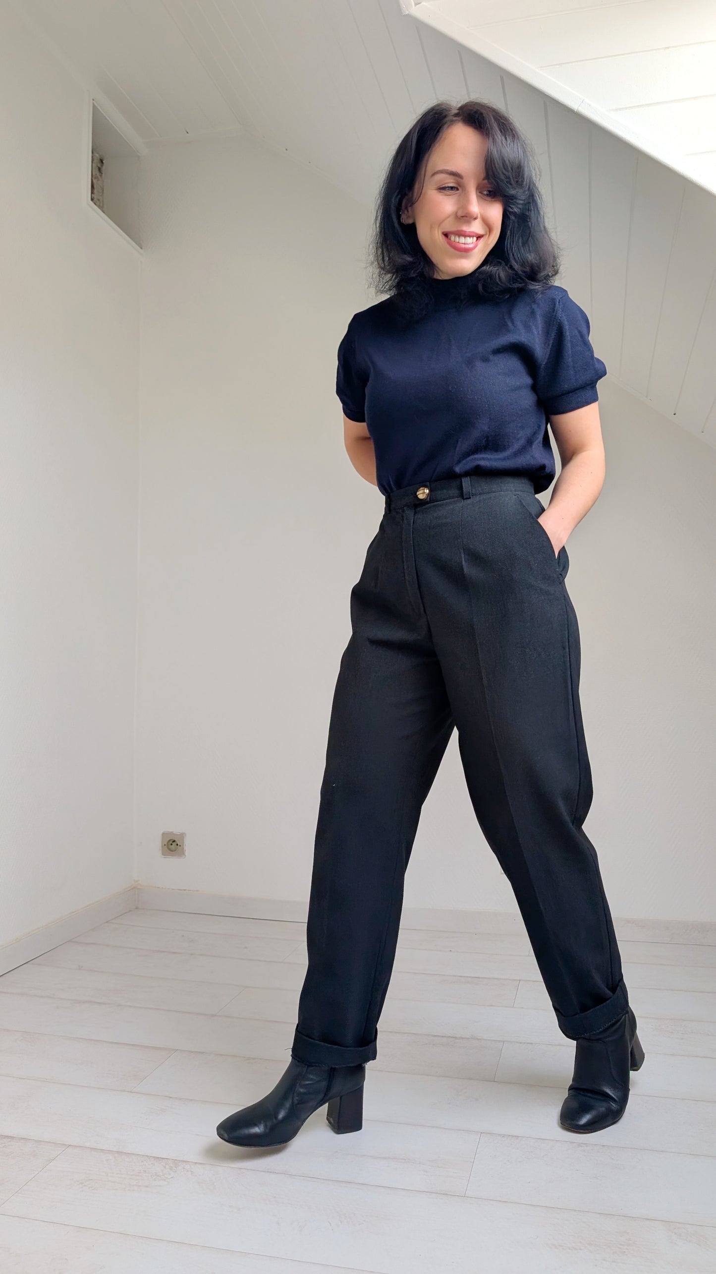 Pantalon à pinces T38