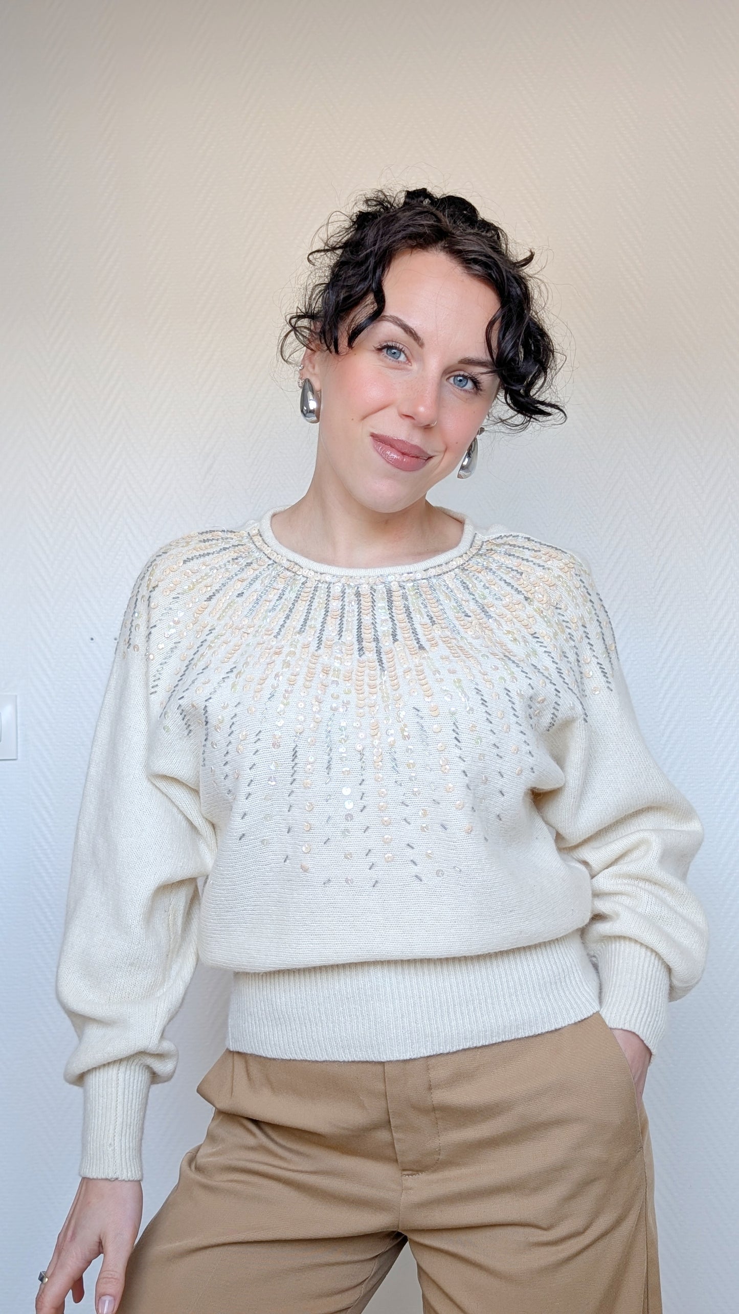 Pull laine et angora 80s T40-42