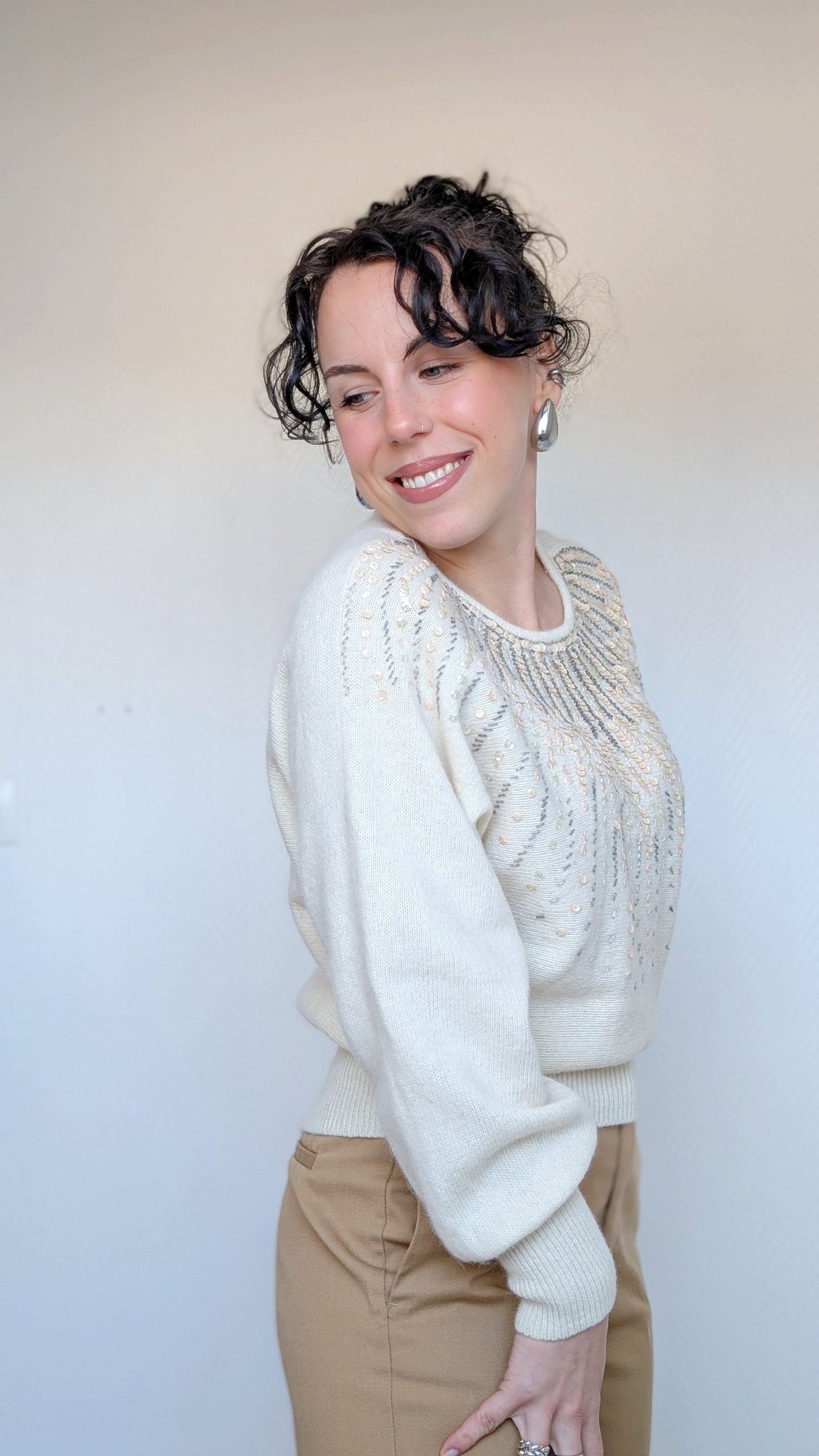 Pull laine et angora 80s T40-42