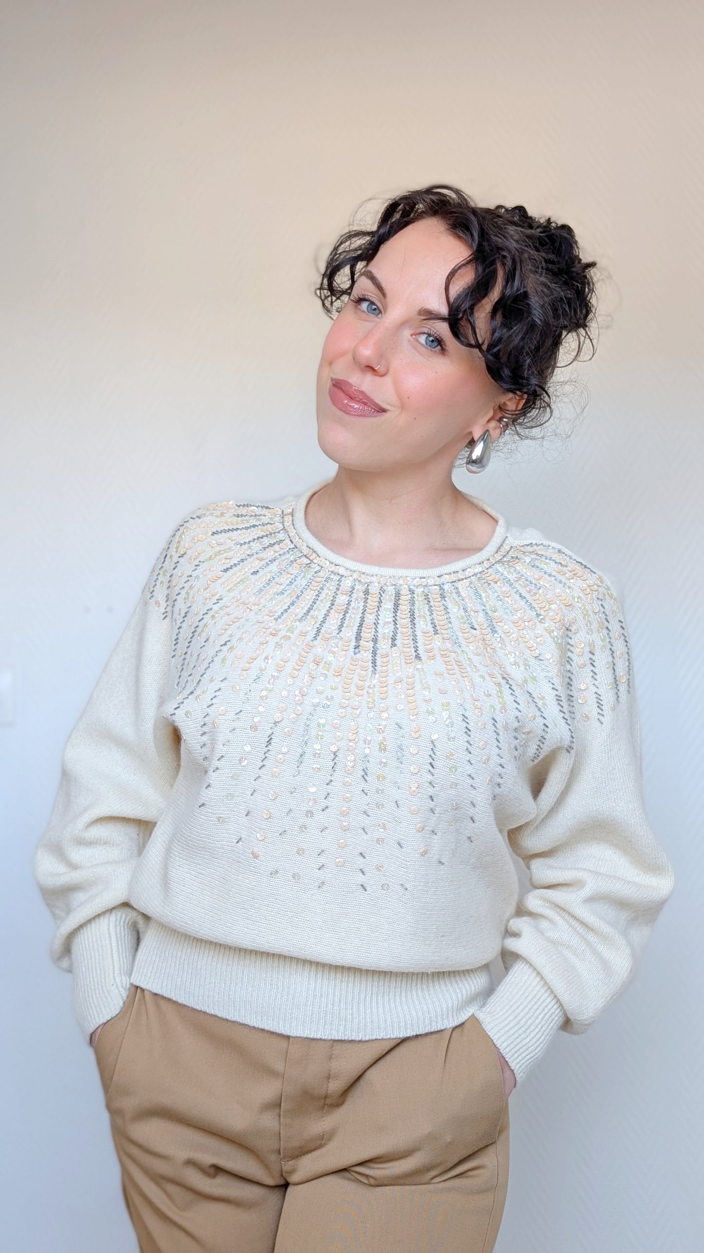 Pull laine et angora 80s T40-42