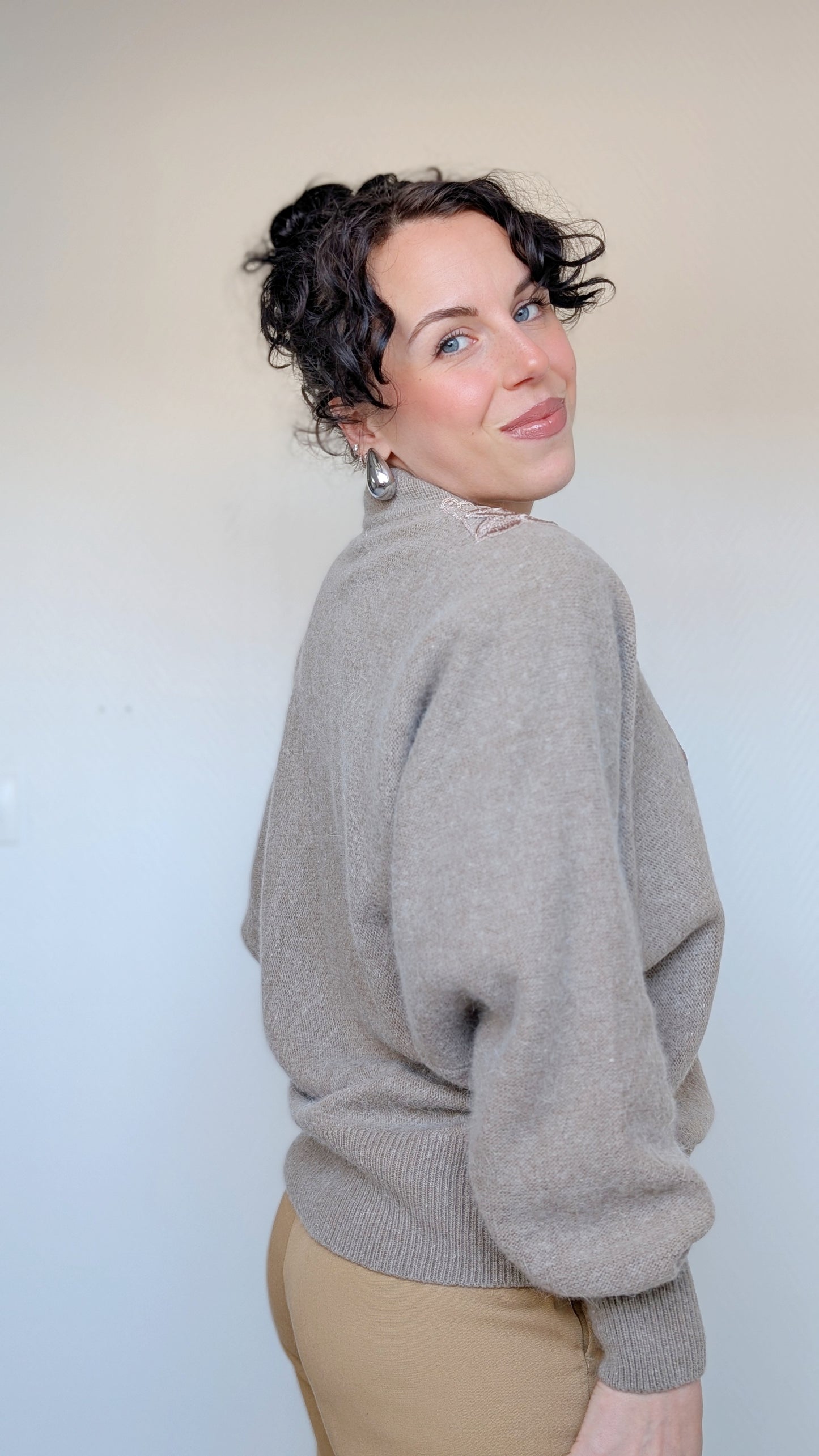 Cardigan laine et angora T40-42-44