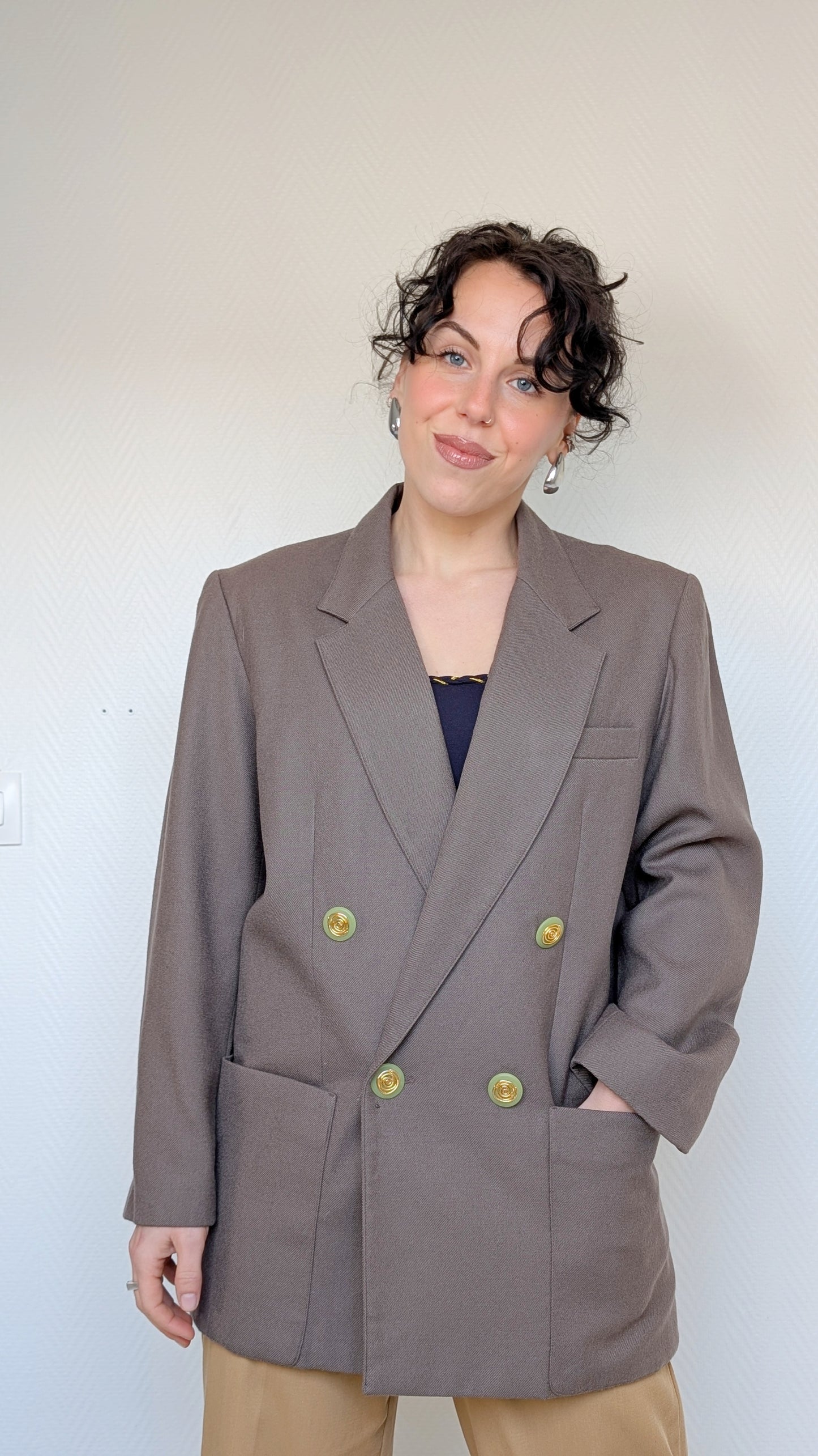 Blazer pure laine 80s T40-42