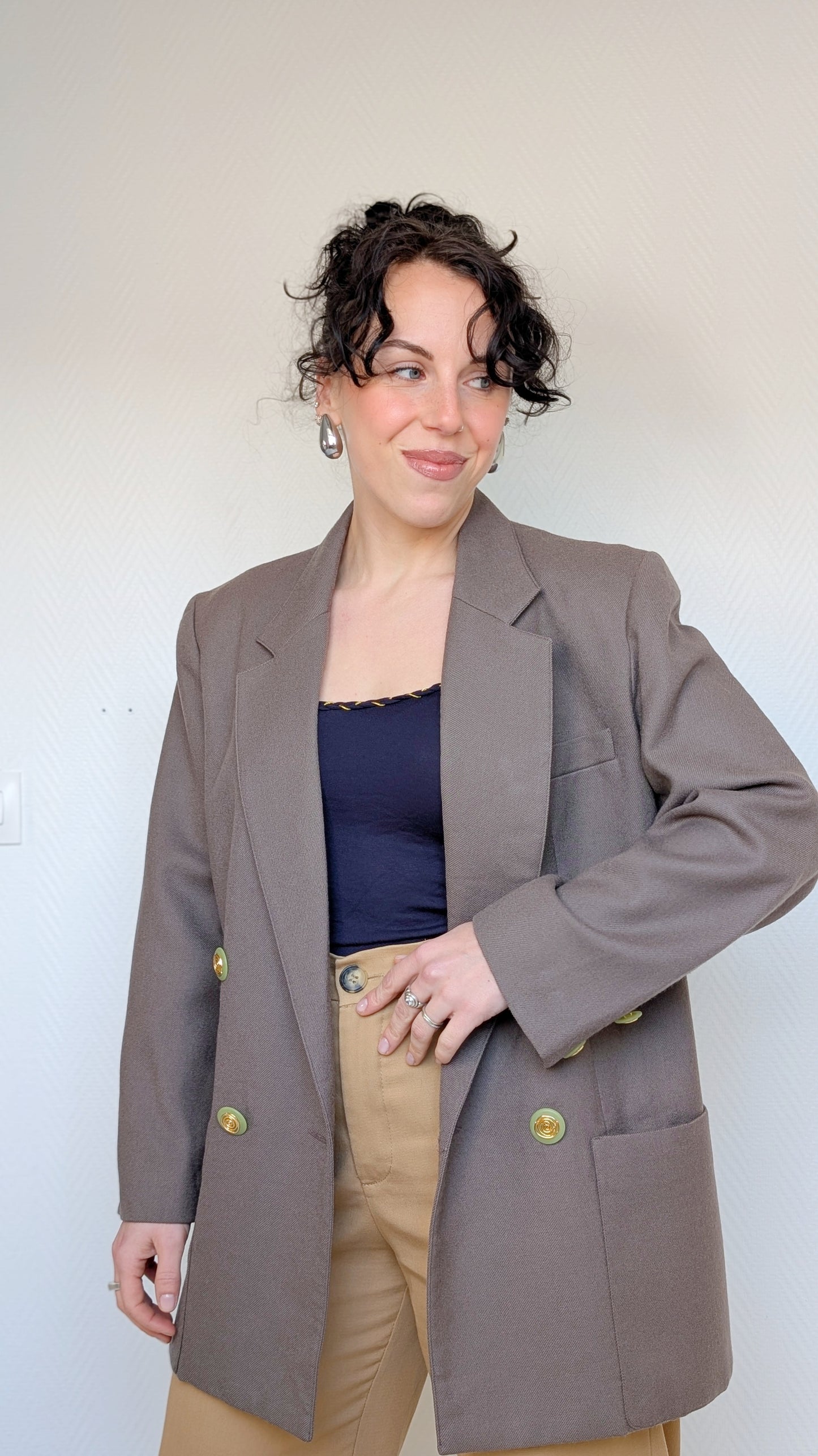 Blazer pure laine 80s T40-42