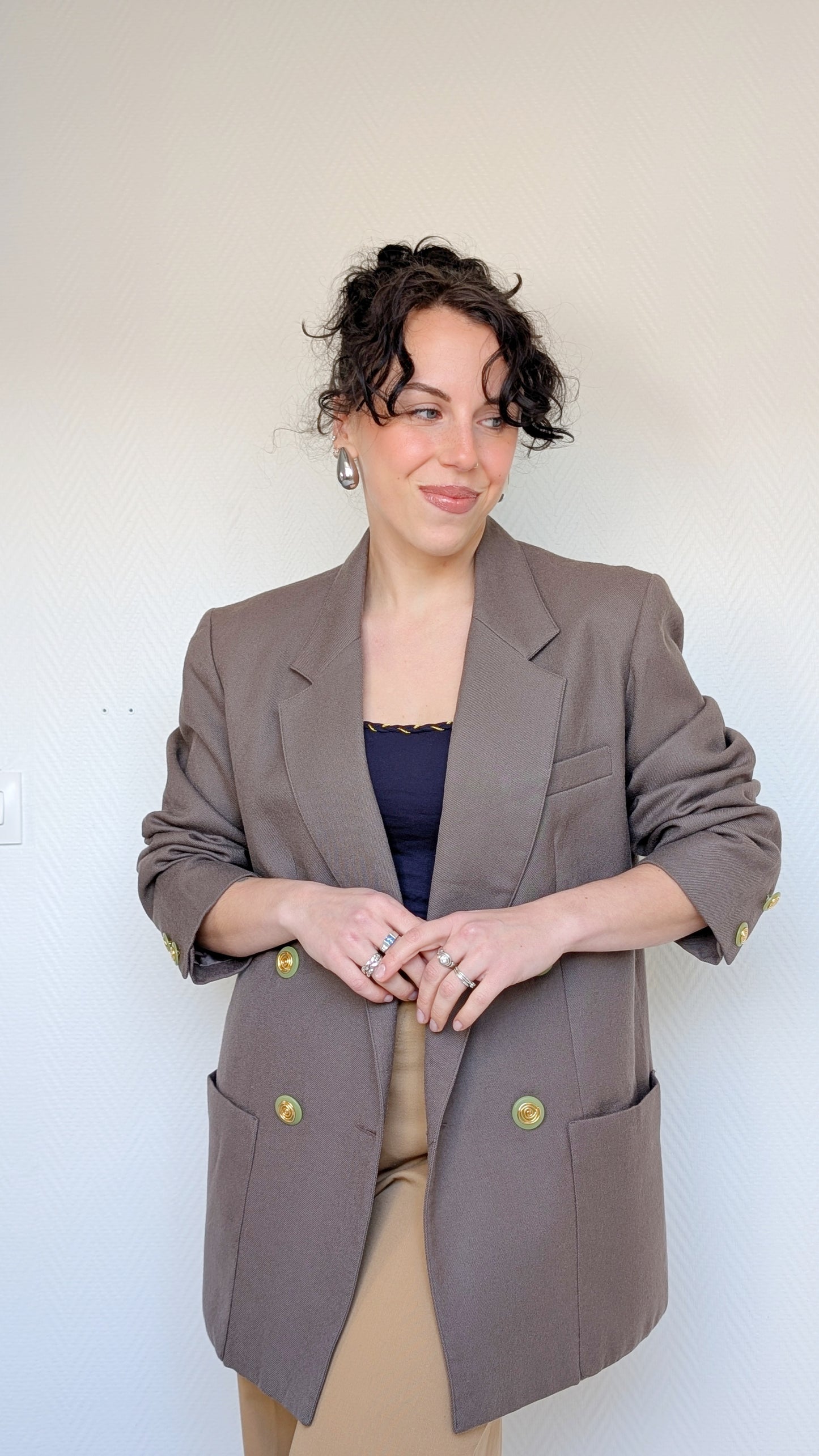 Blazer pure laine 80s T40-42