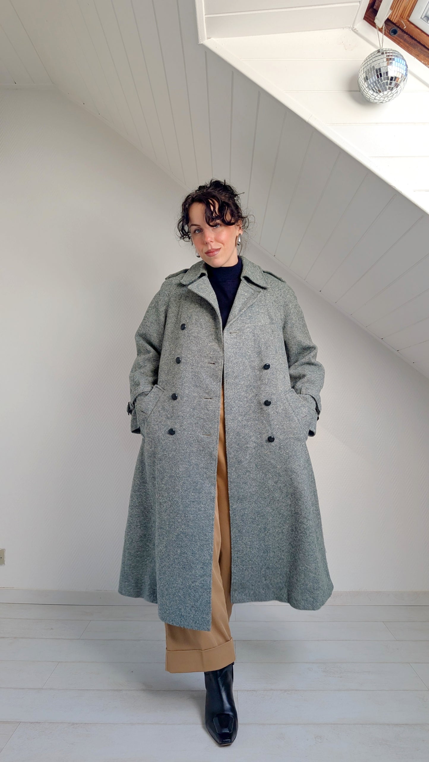 Manteau laine 70s T36-38