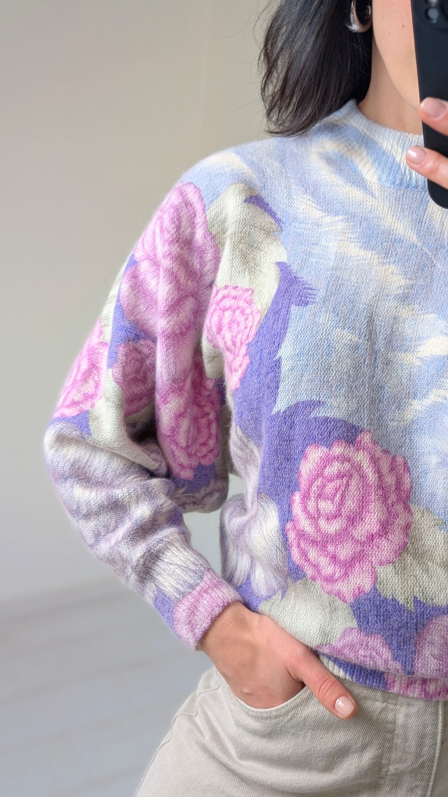 Pull laine et angora 80s T40-42