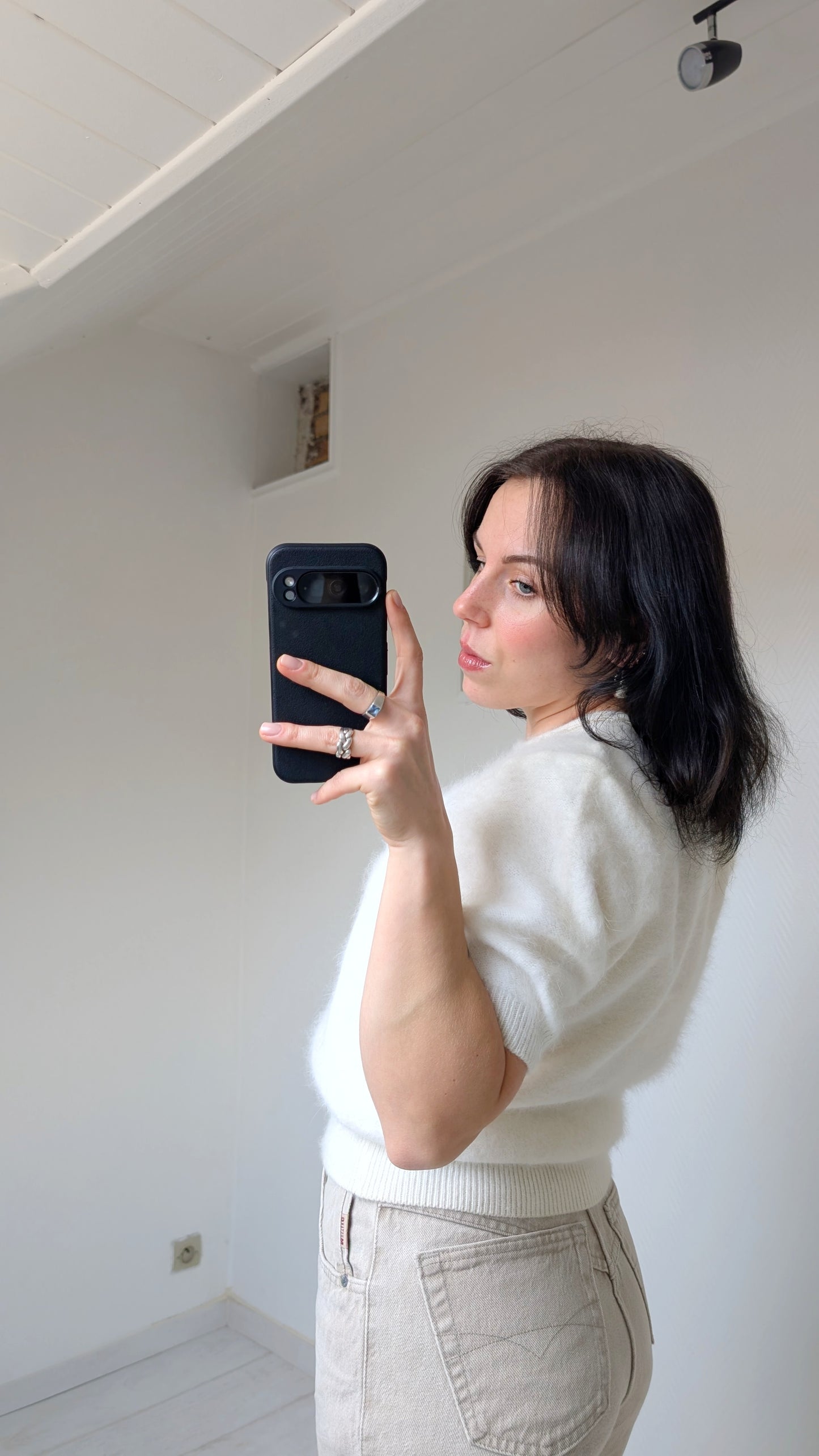 Haut en angora 80s T36