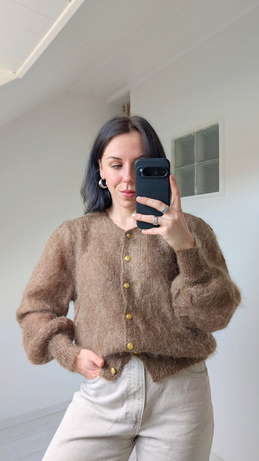 Cardigan mohair 80s du 34 au 44