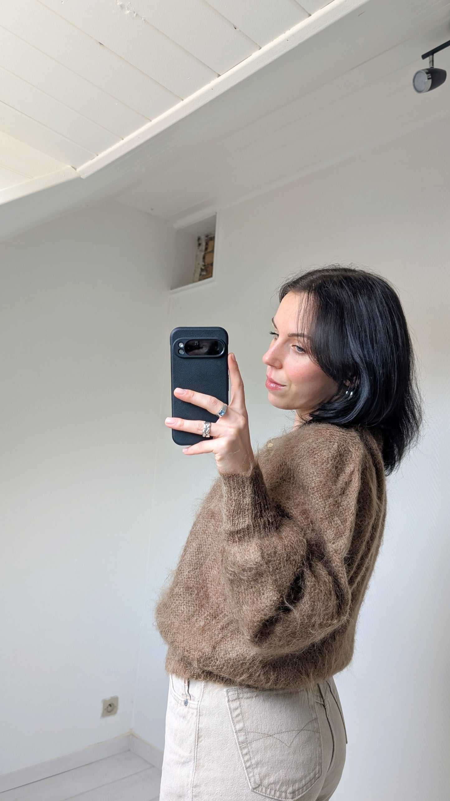 Cardigan mohair 80s du 34 au 44