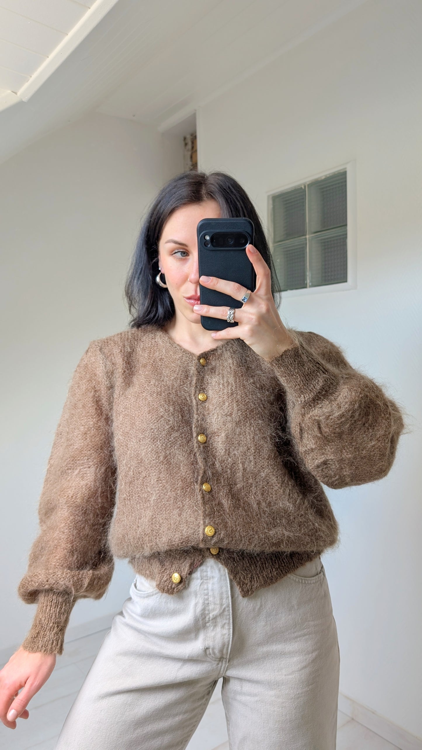 Cardigan mohair 80s du 34 au 44