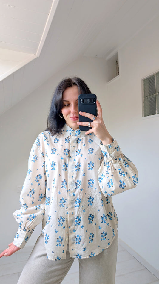 Chemise fleurie coton T38-40