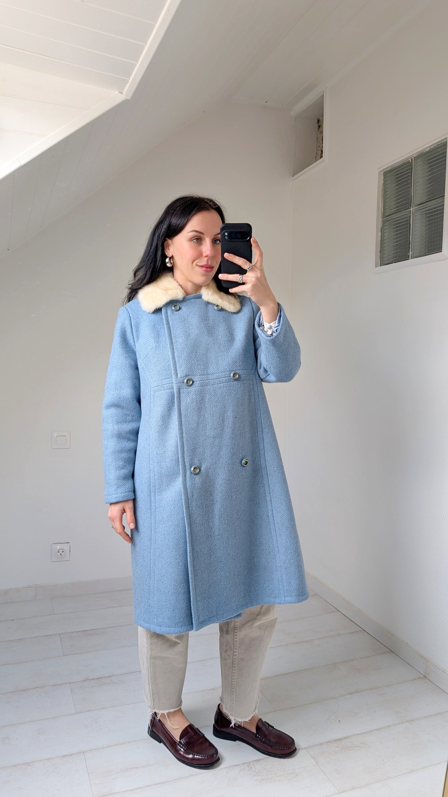 Manteau 1960 laine T36