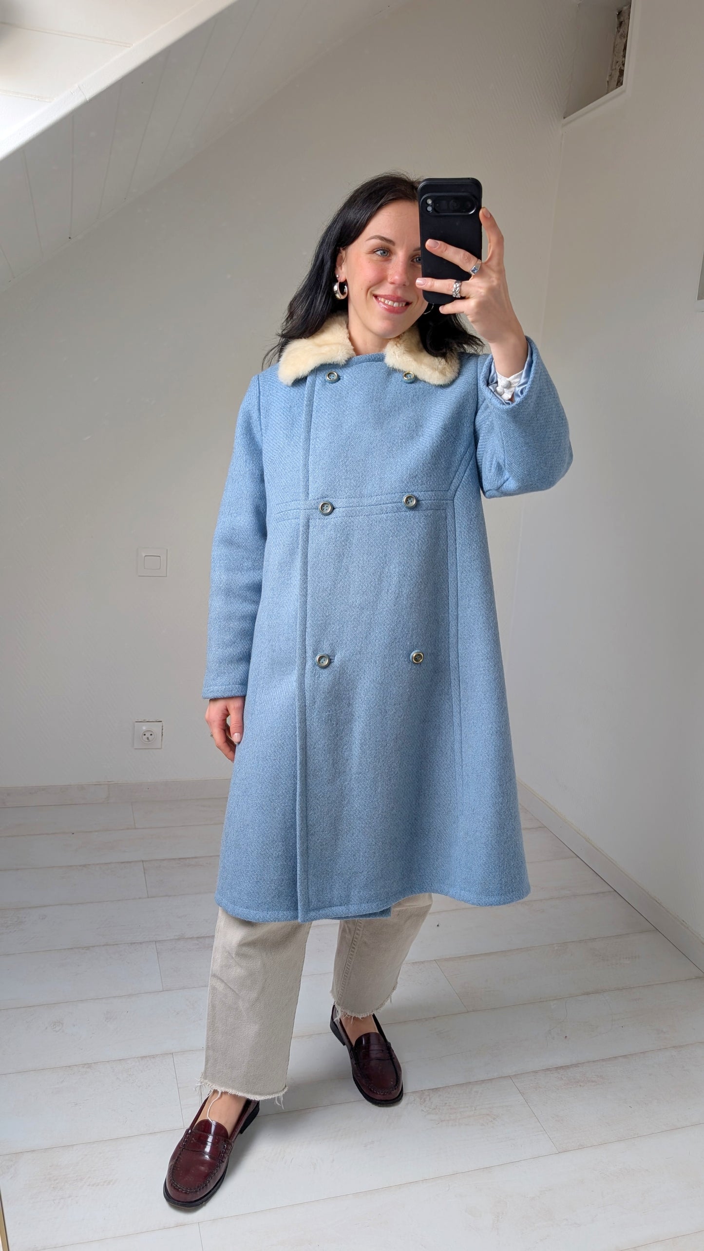 Manteau 1960 laine T36