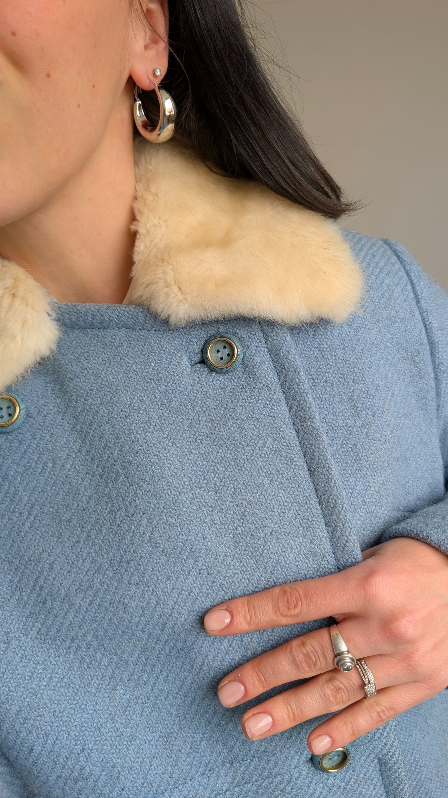 Manteau 1960 laine T36