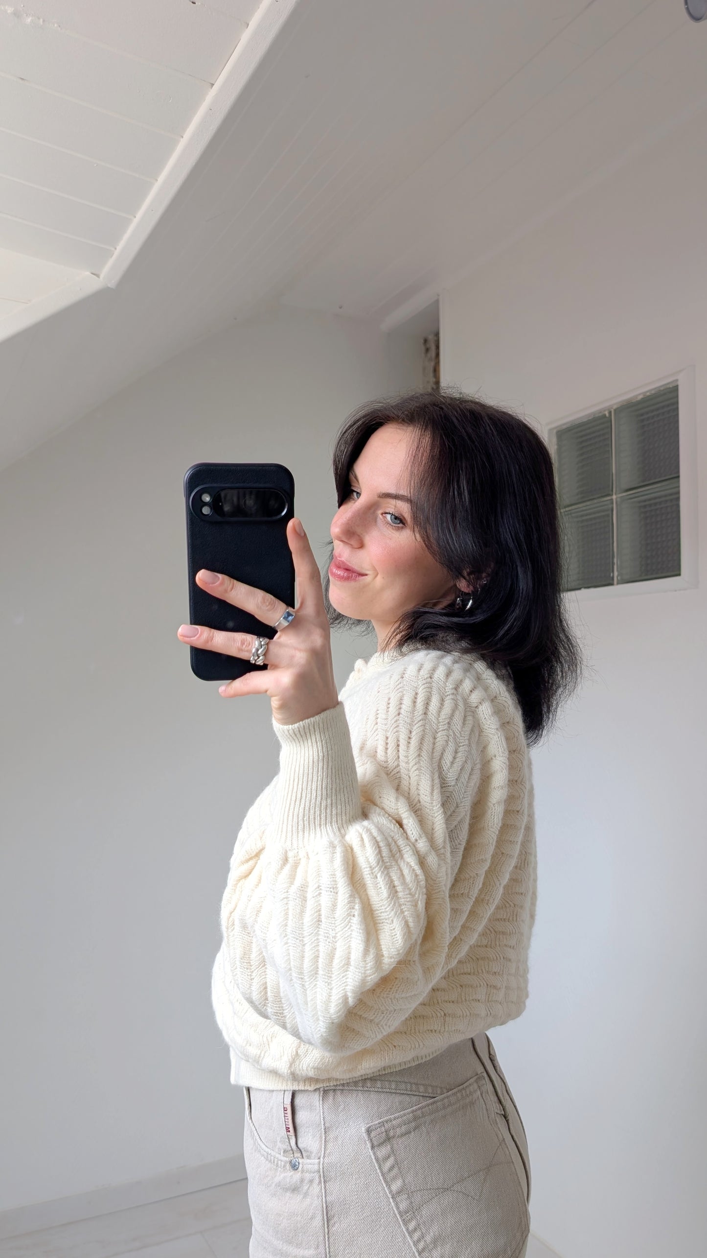 Cardigan laine et angora 80s du 34 au 42