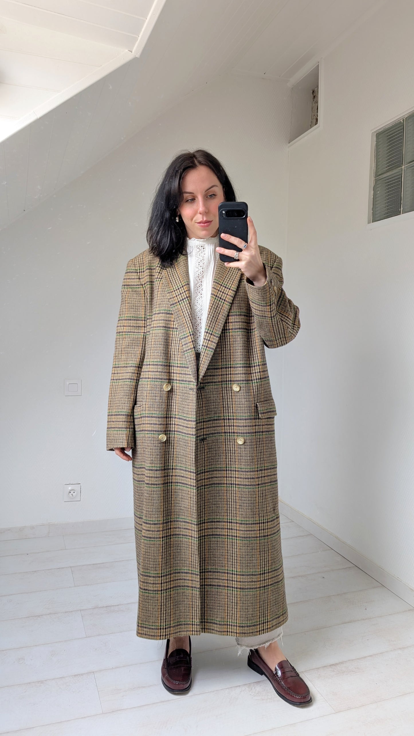 Manteau léger pure laine T40-42-44