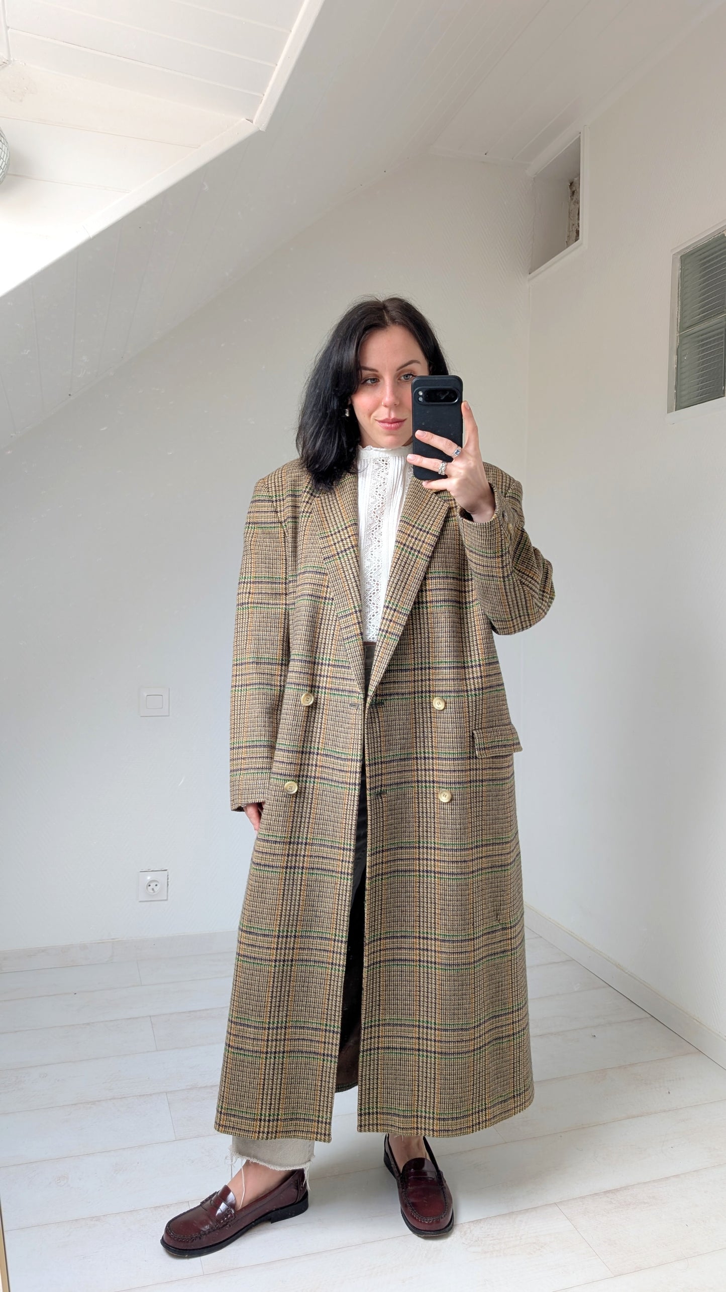 Manteau léger pure laine T40-42-44