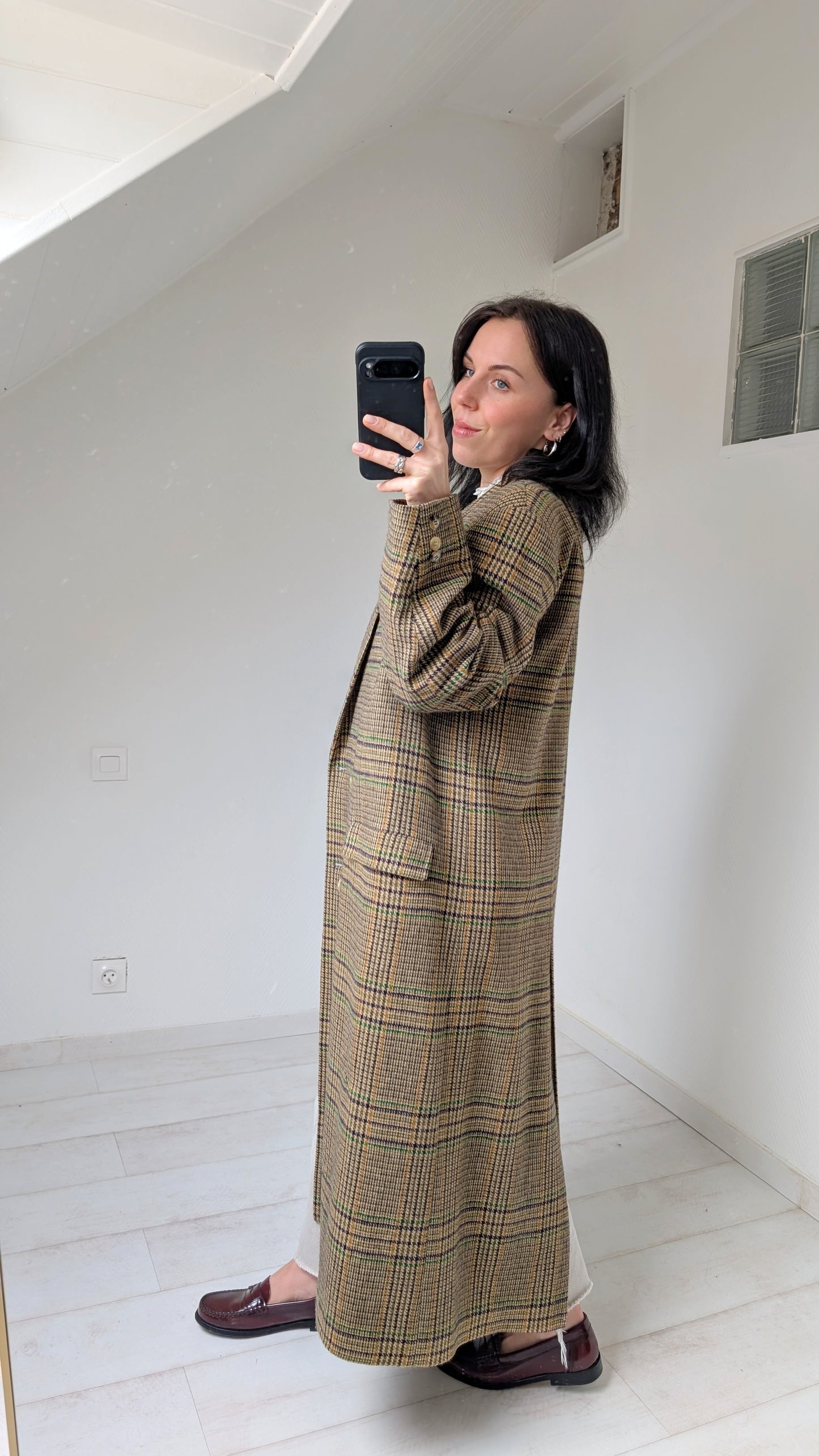 Manteau léger pure laine T40-42-44