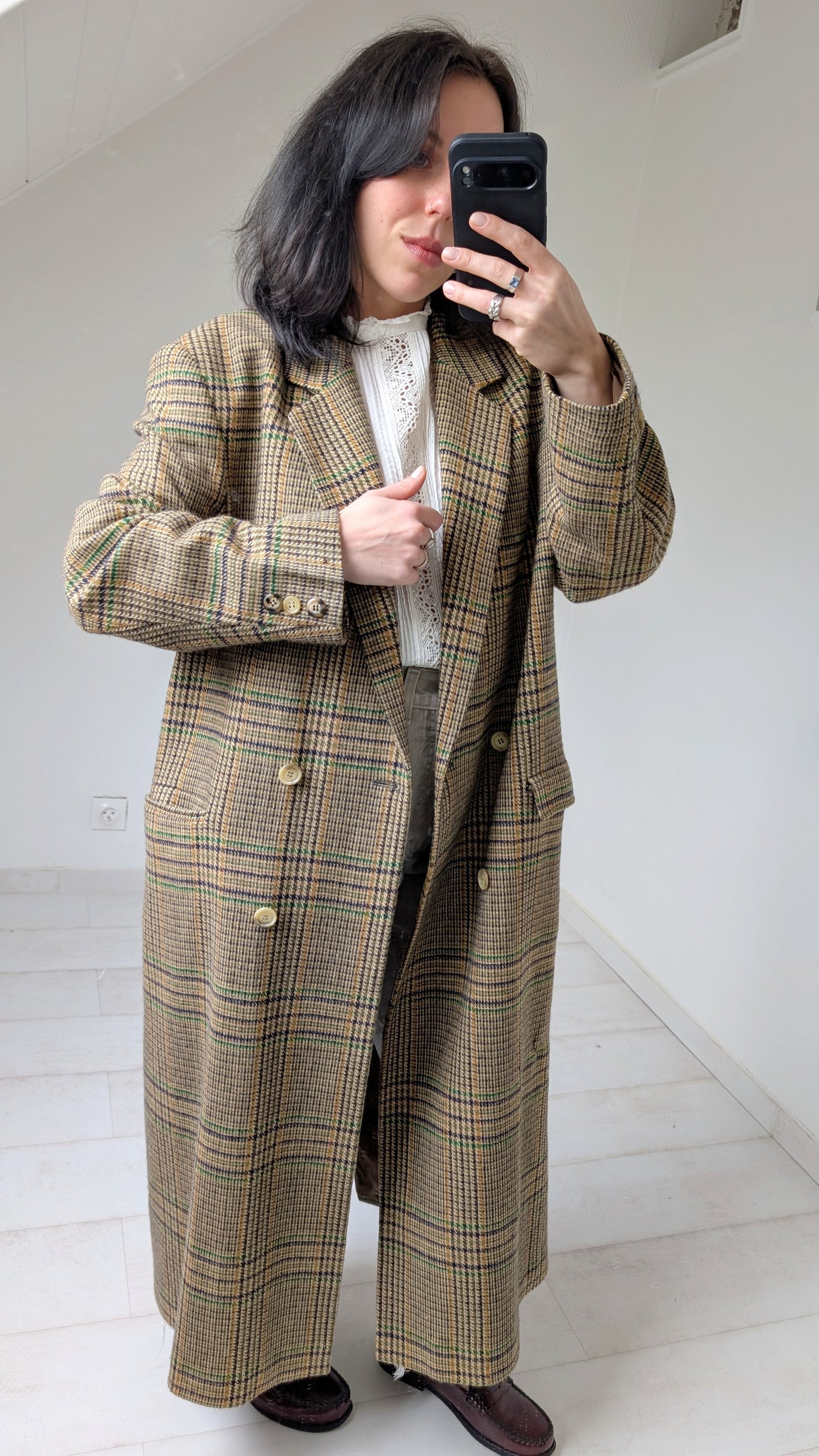 Manteau léger pure laine T40-42-44