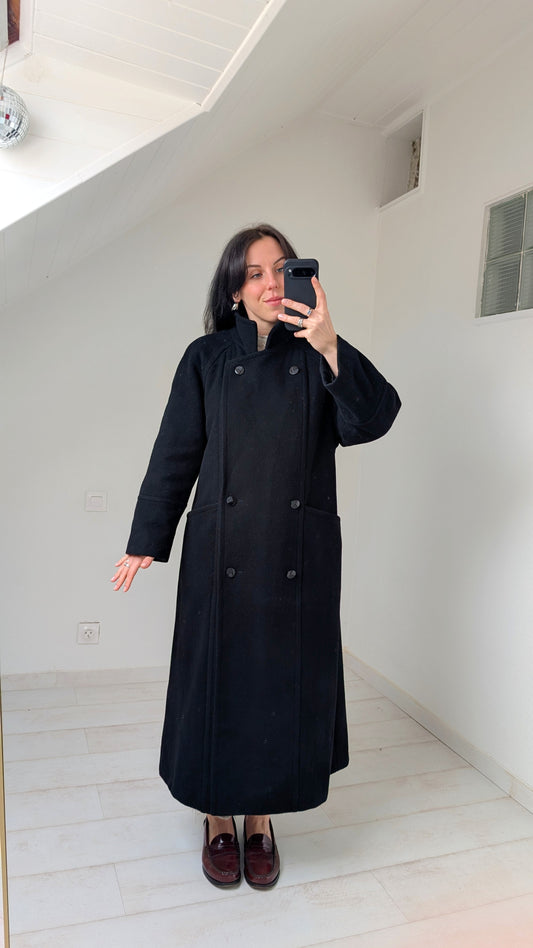 Manteau laine 80s T38-40