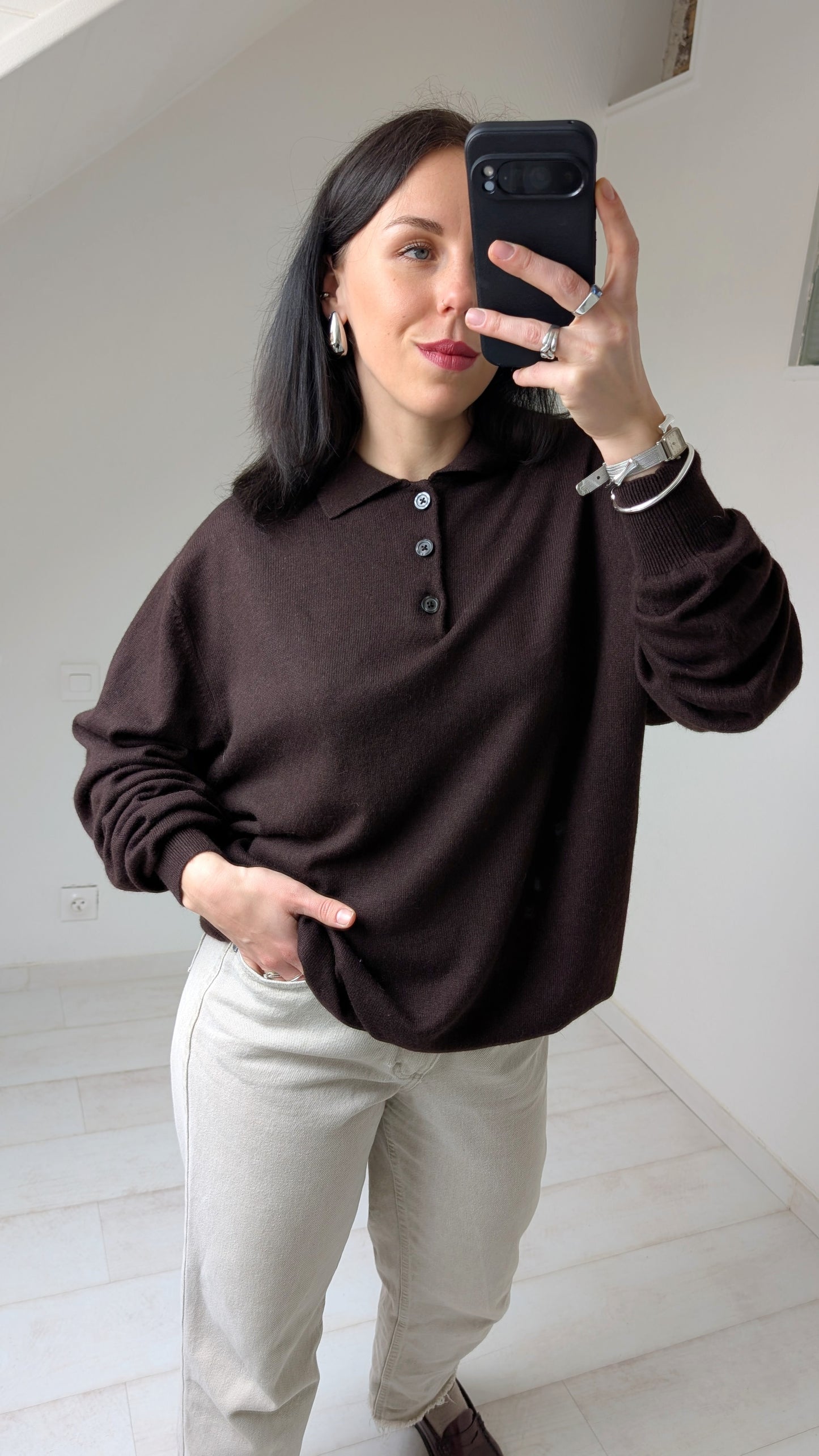 Pull soie et cachemire du 34 au 44