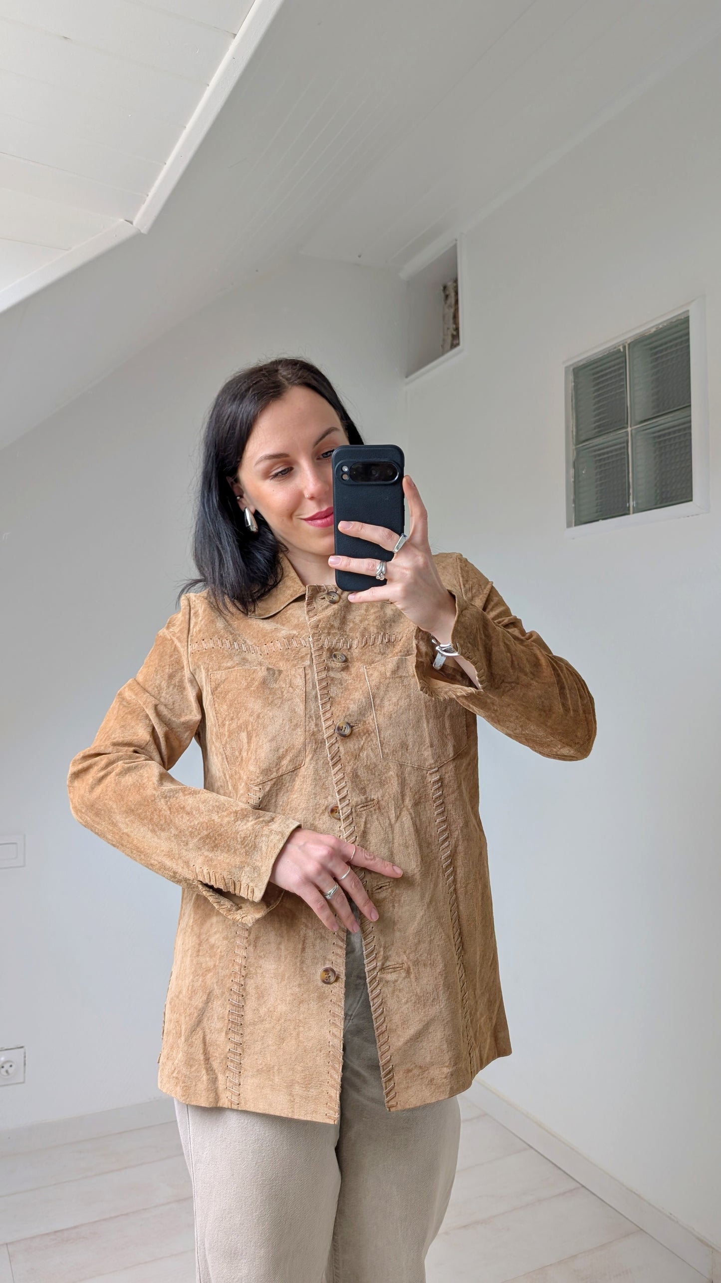 Veste/surchemise daim T38