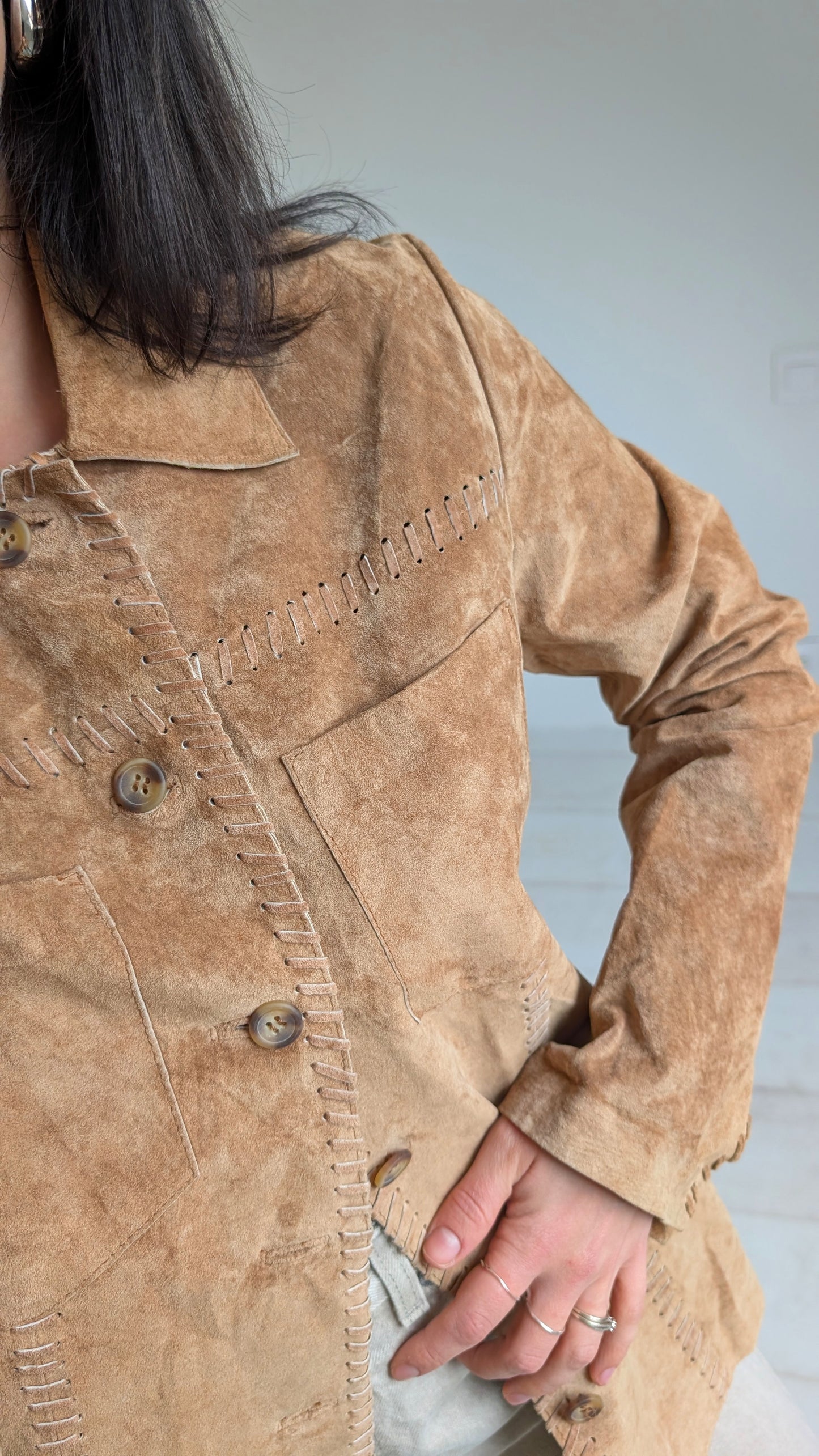 Veste/surchemise daim T38